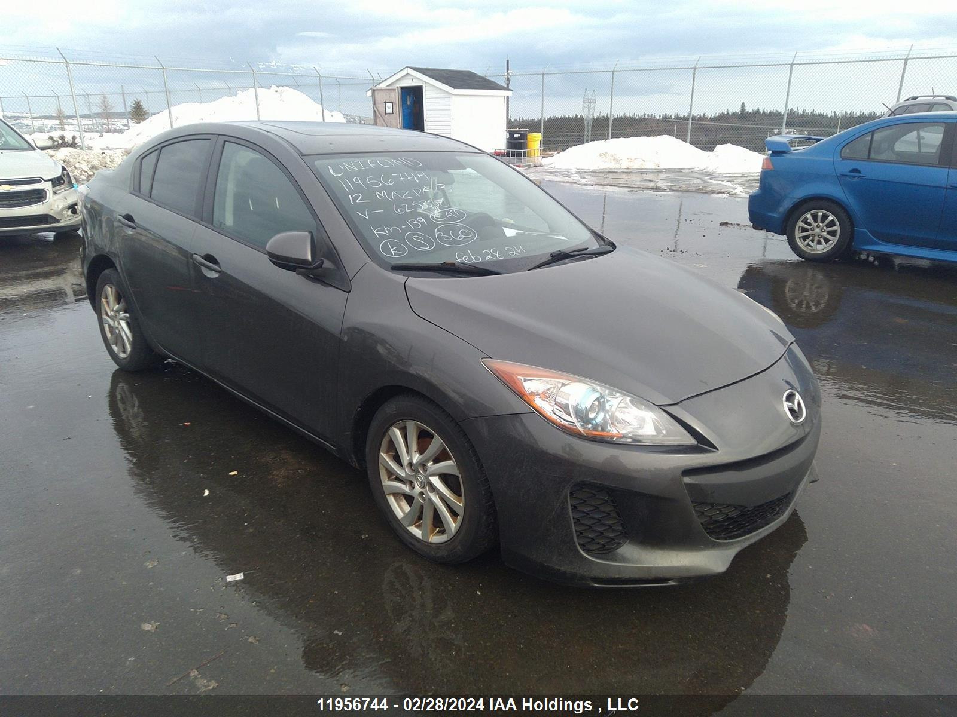 MAZDA 3 2012 jm1bl1v77c1625358