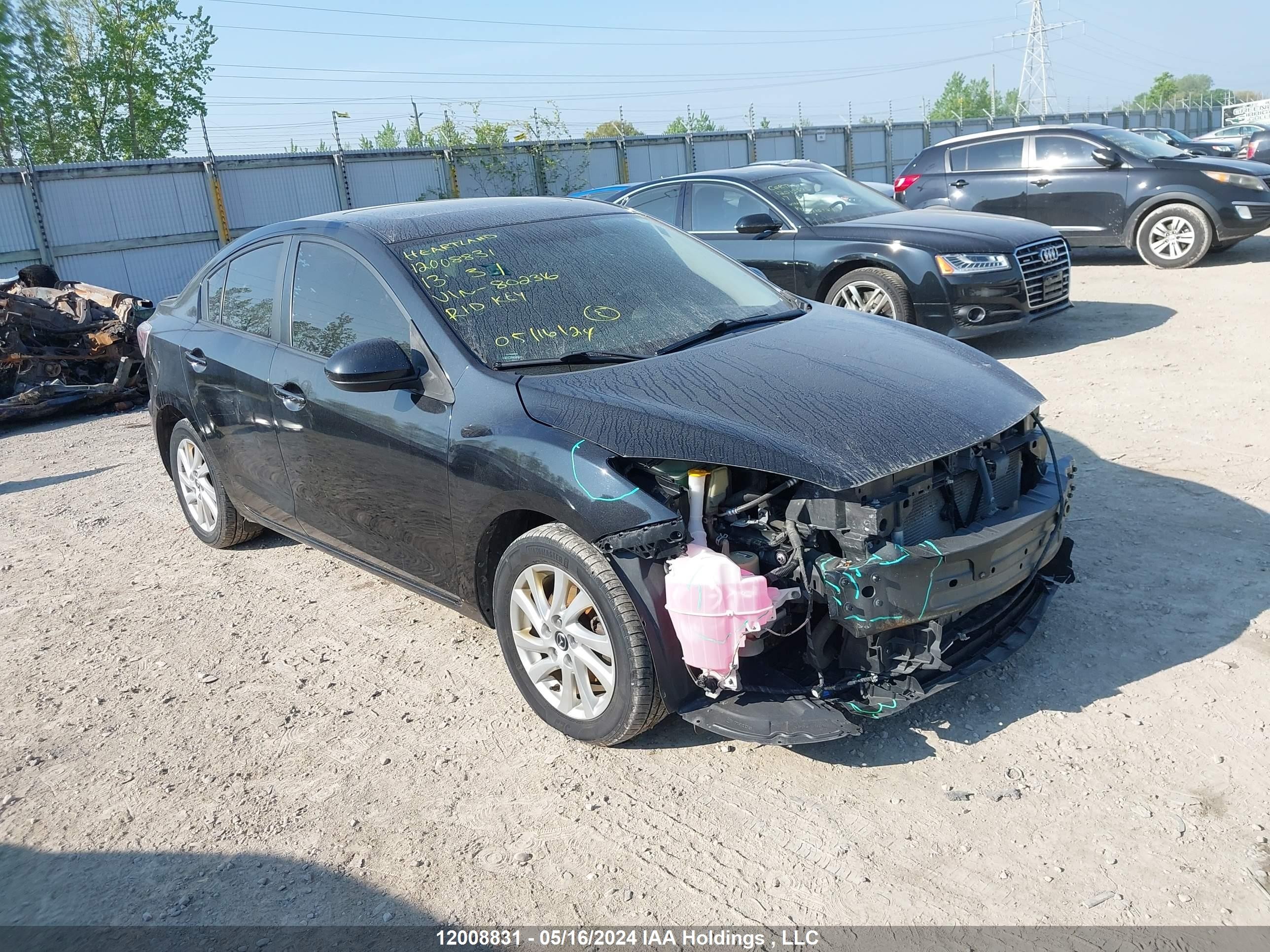 MAZDA 3 2013 jm1bl1v79d1802316