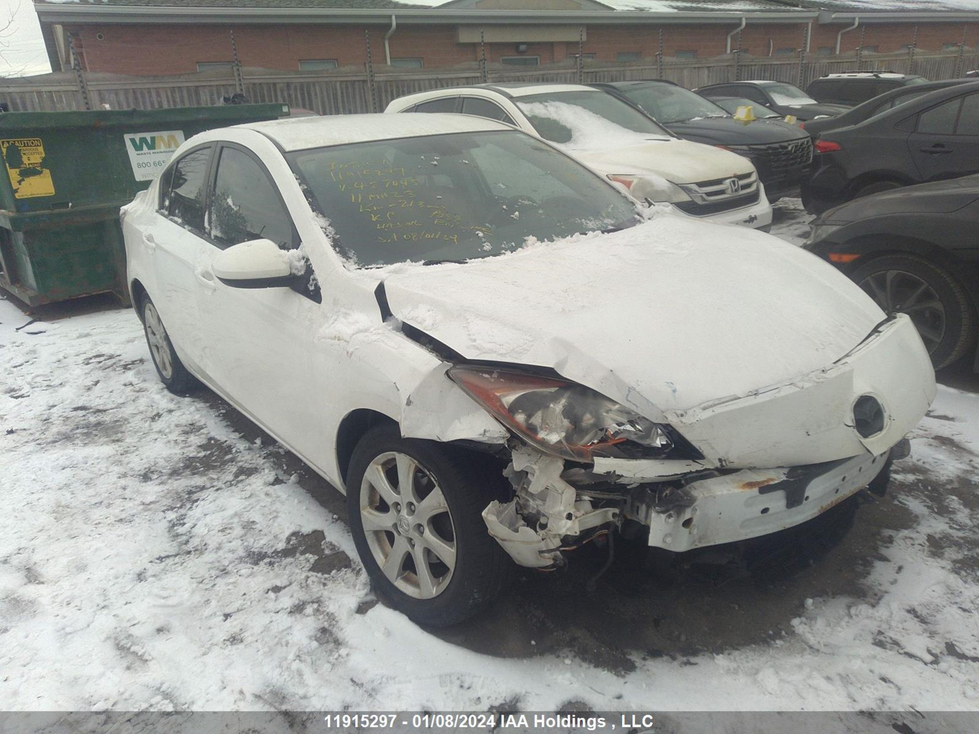 MAZDA 3 2011 jm1bl1vf3b1457045