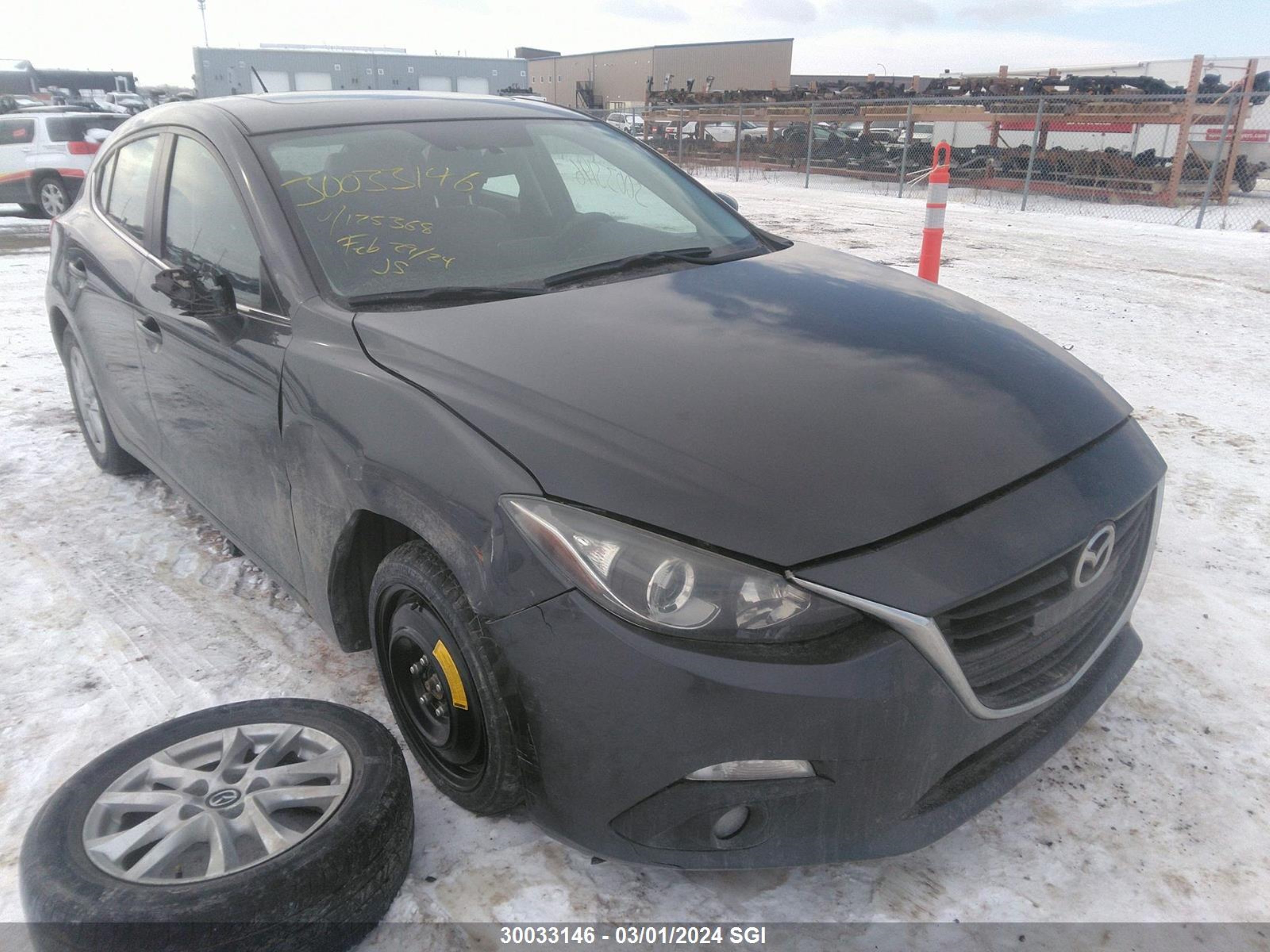 MAZDA 3 2014 jm1bm1l74e1125368