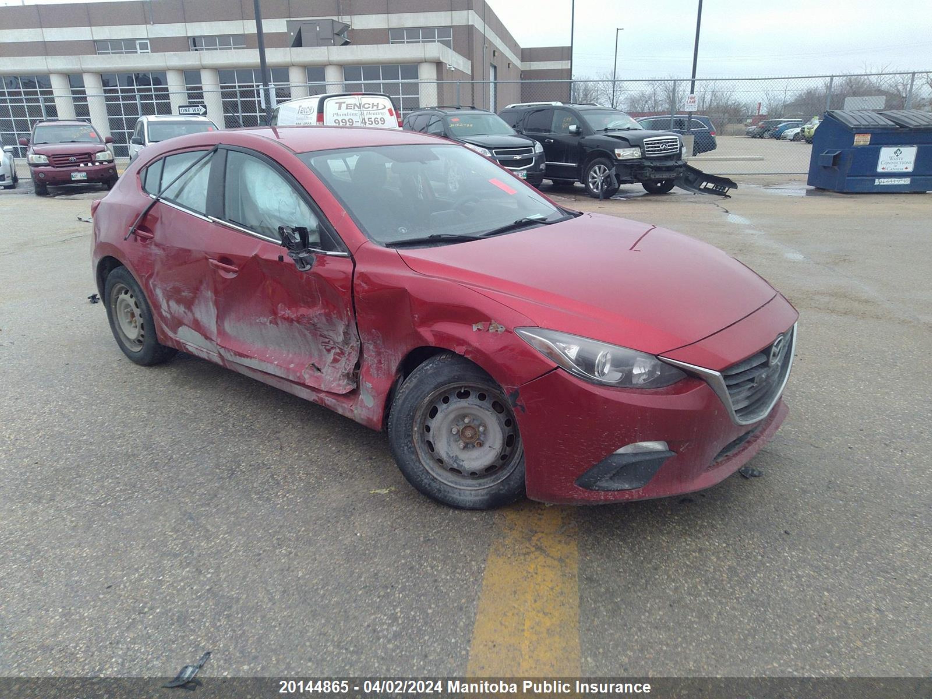 MAZDA 3 2014 jm1bm1l75e1126657