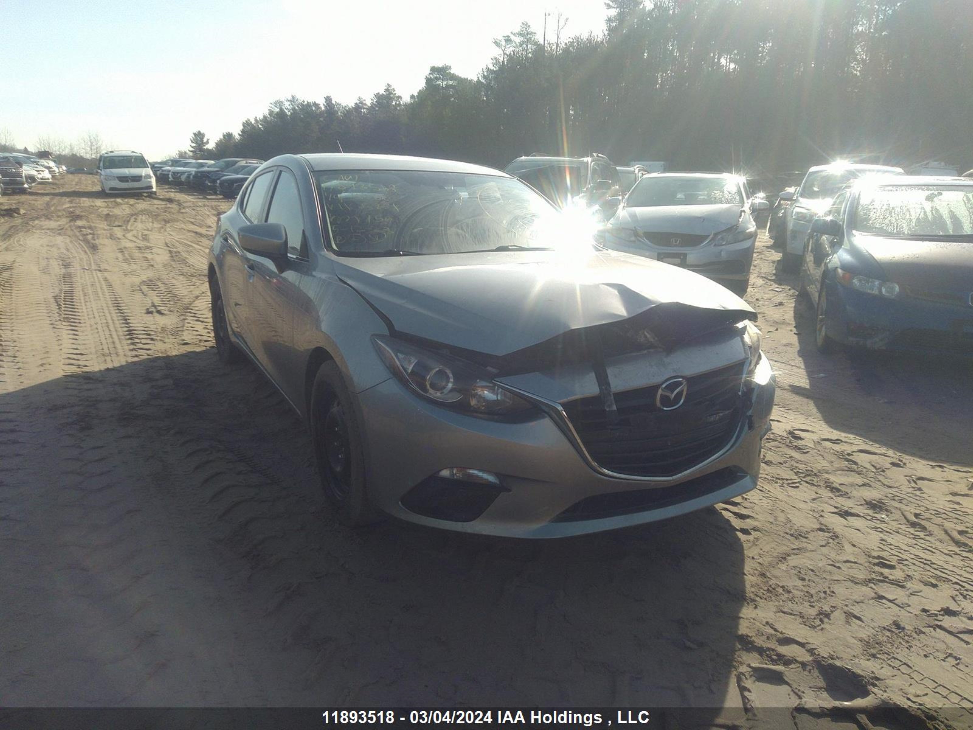 MAZDA 3 2014 jm1bm1l77e1165864