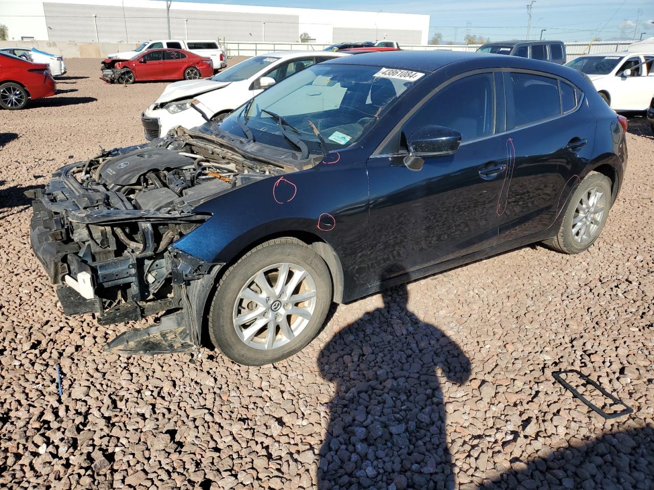 MAZDA 3 2014 jm1bm1l7xe1116514