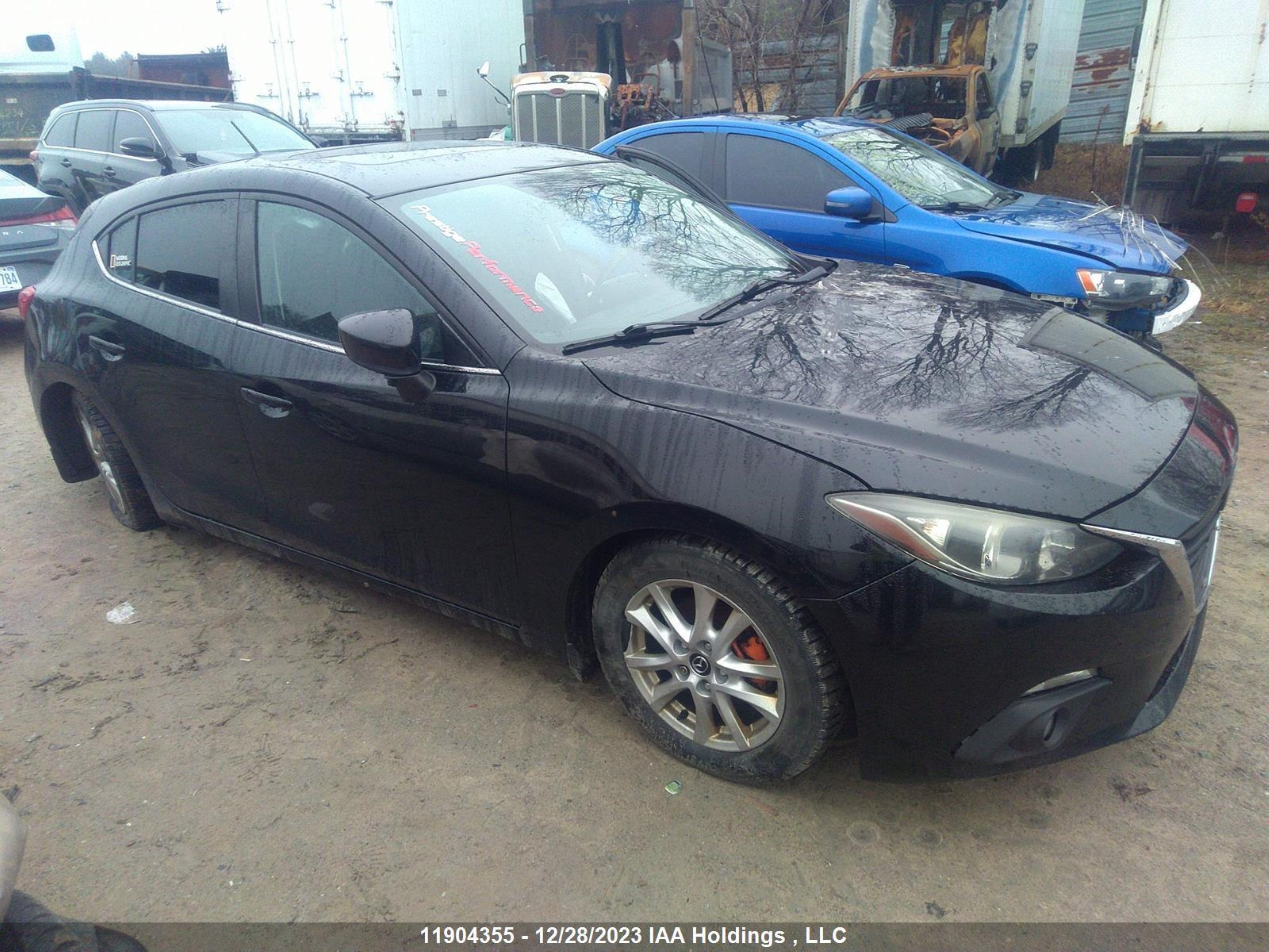 MAZDA 3 2014 jm1bm1l7xe1170878