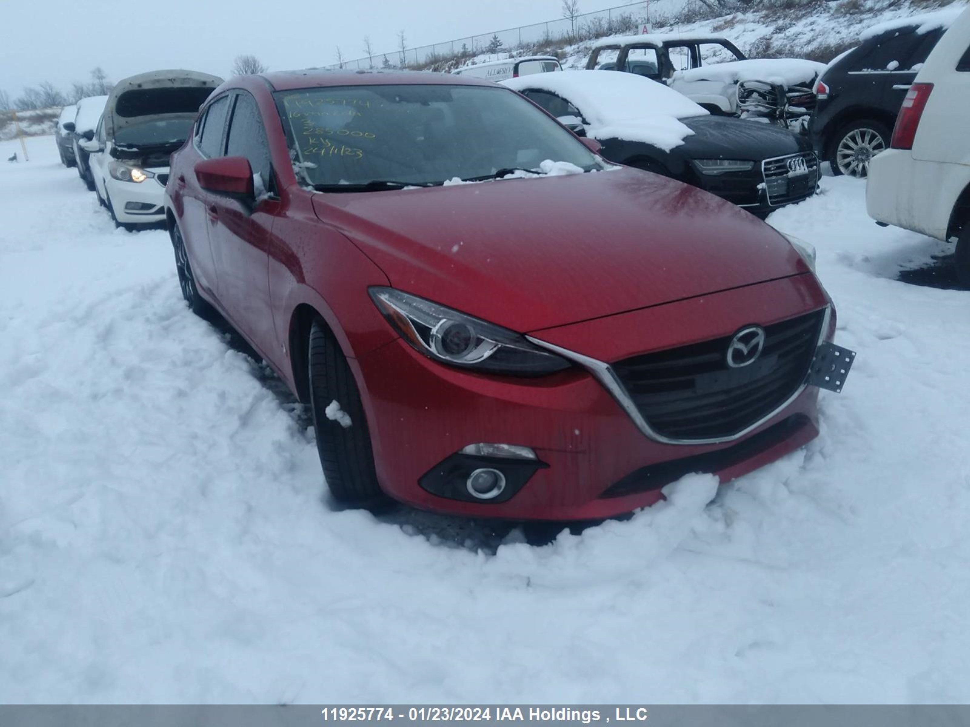 MAZDA 3 2016 jm1bm1m33g1285000