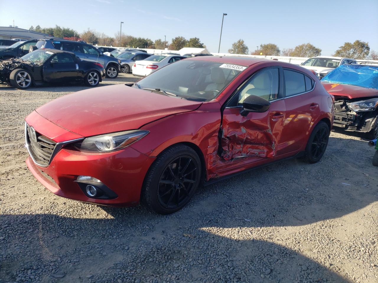 MAZDA 3 2015 jm1bm1m36f1219698