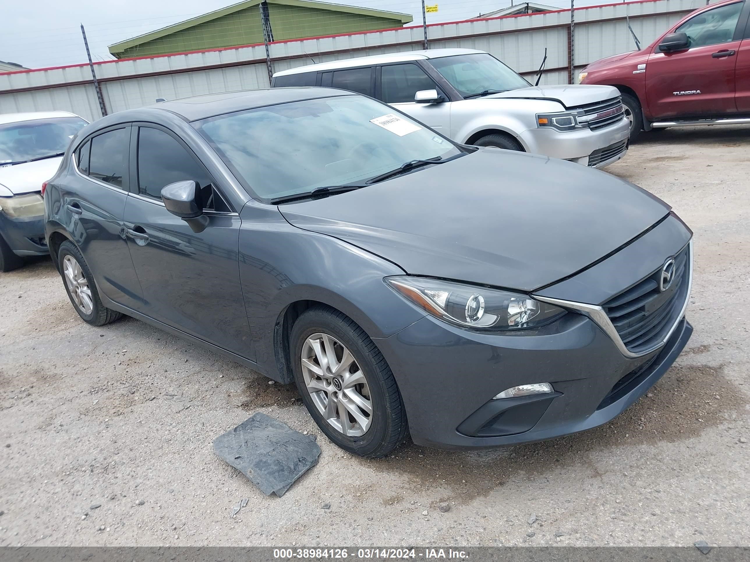 MAZDA 3 2014 jm1bm1m70e1161413