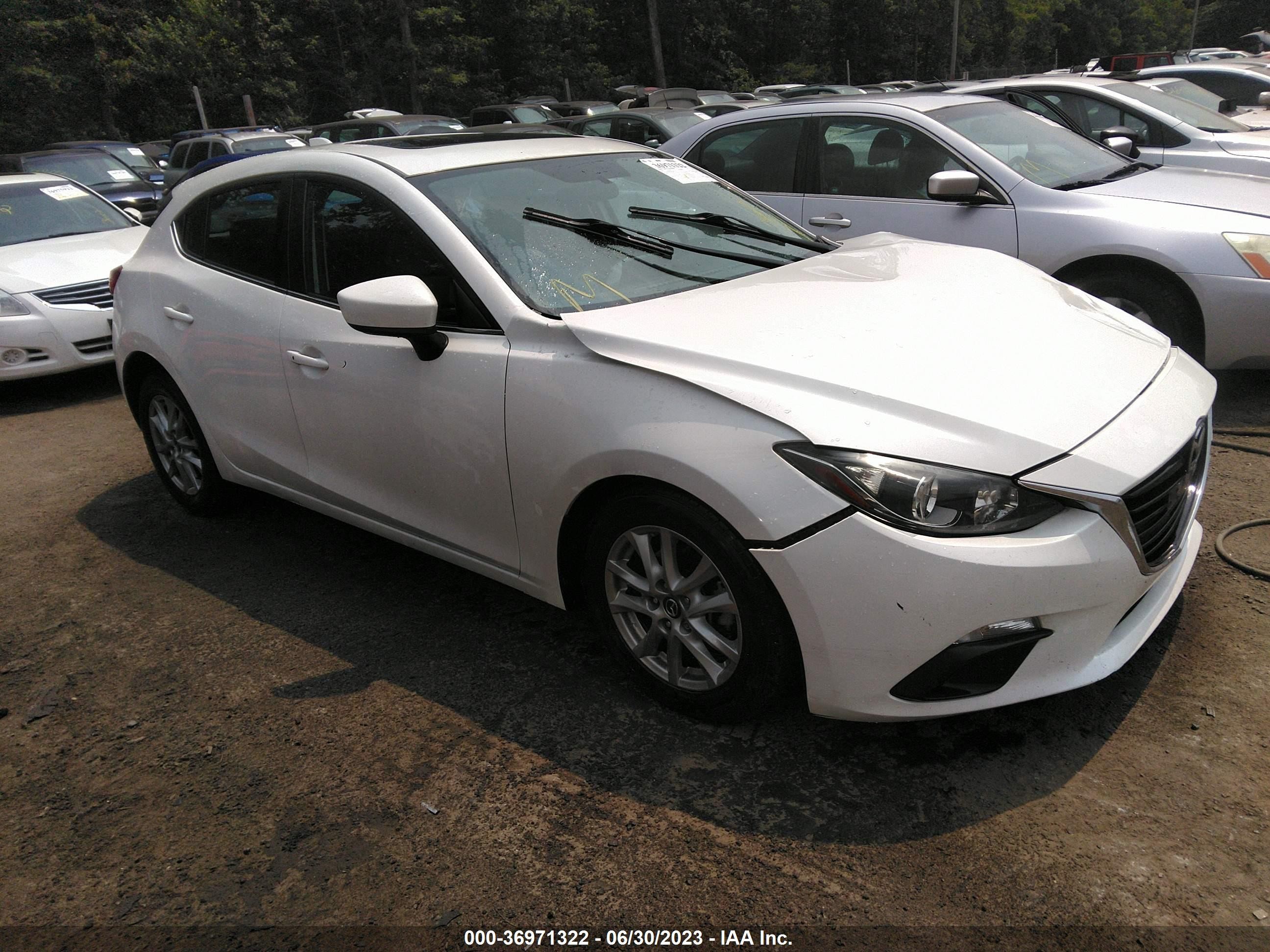 MAZDA 3 2014 jm1bm1m73e1215500