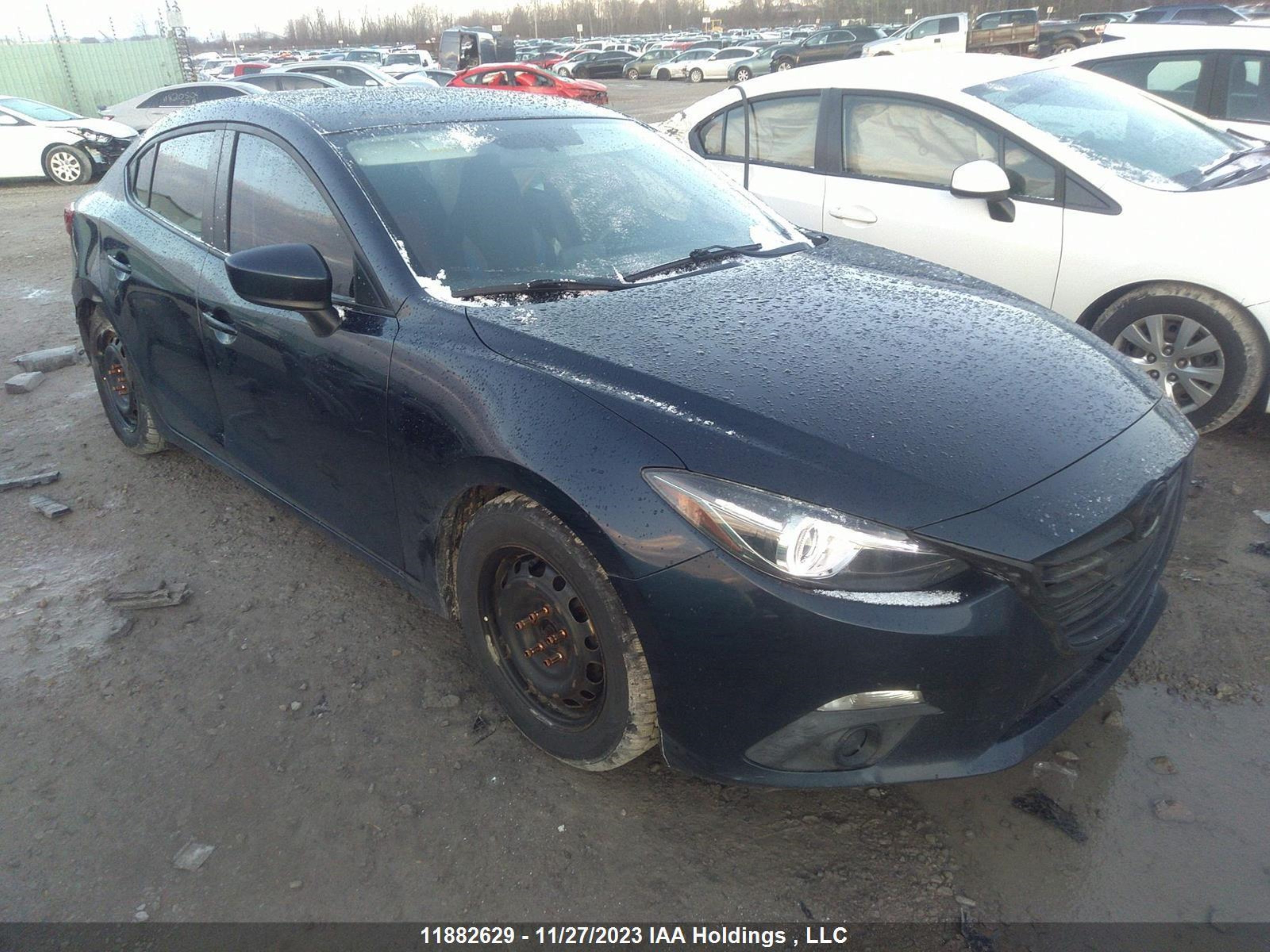 MAZDA 3 2014 jm1bm1u70e1152646