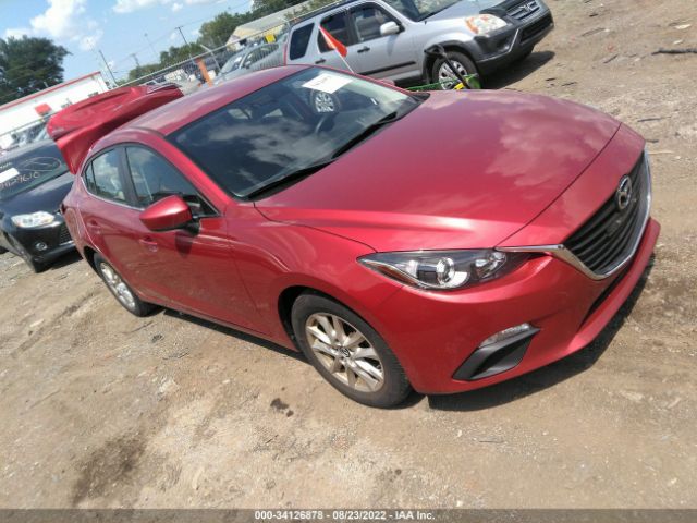 MAZDA 3 2016 jm1bm1u70g1323995