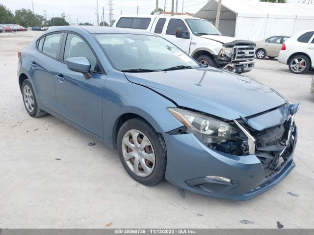 MAZDA MAZDA3 2014 jm1bm1u72e1139204