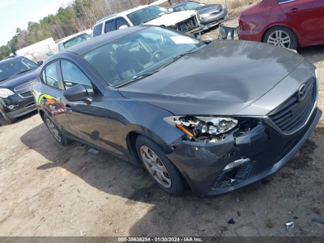 MAZDA MAZDA3 2014 jm1bm1u73e1122556