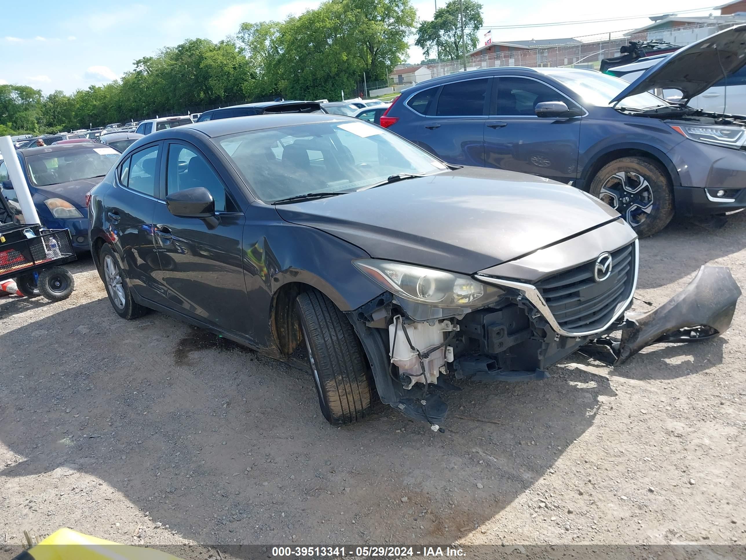 MAZDA 3 2014 jm1bm1v70e1125624