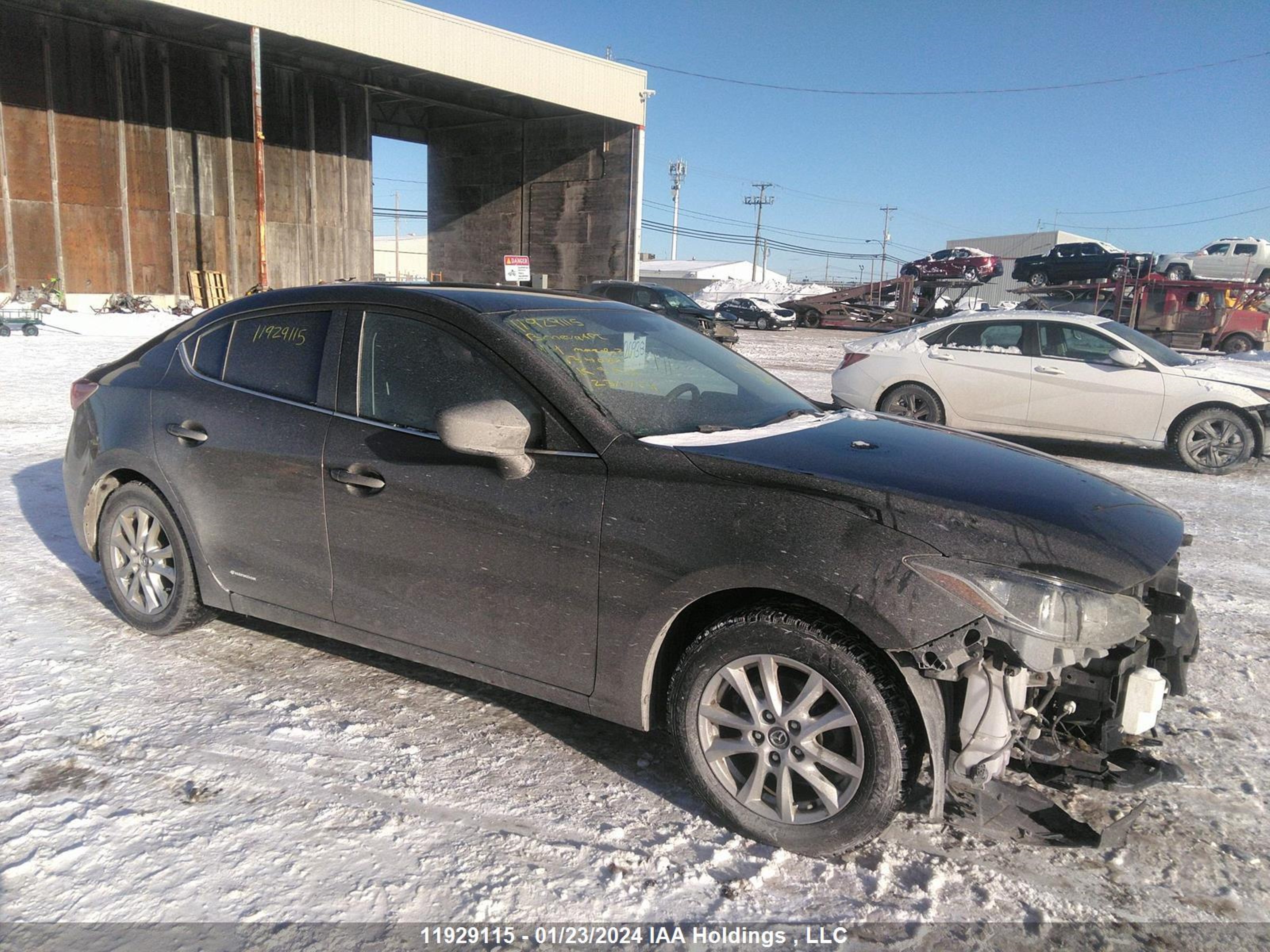 MAZDA 3 2014 jm1bm1v71e1134087