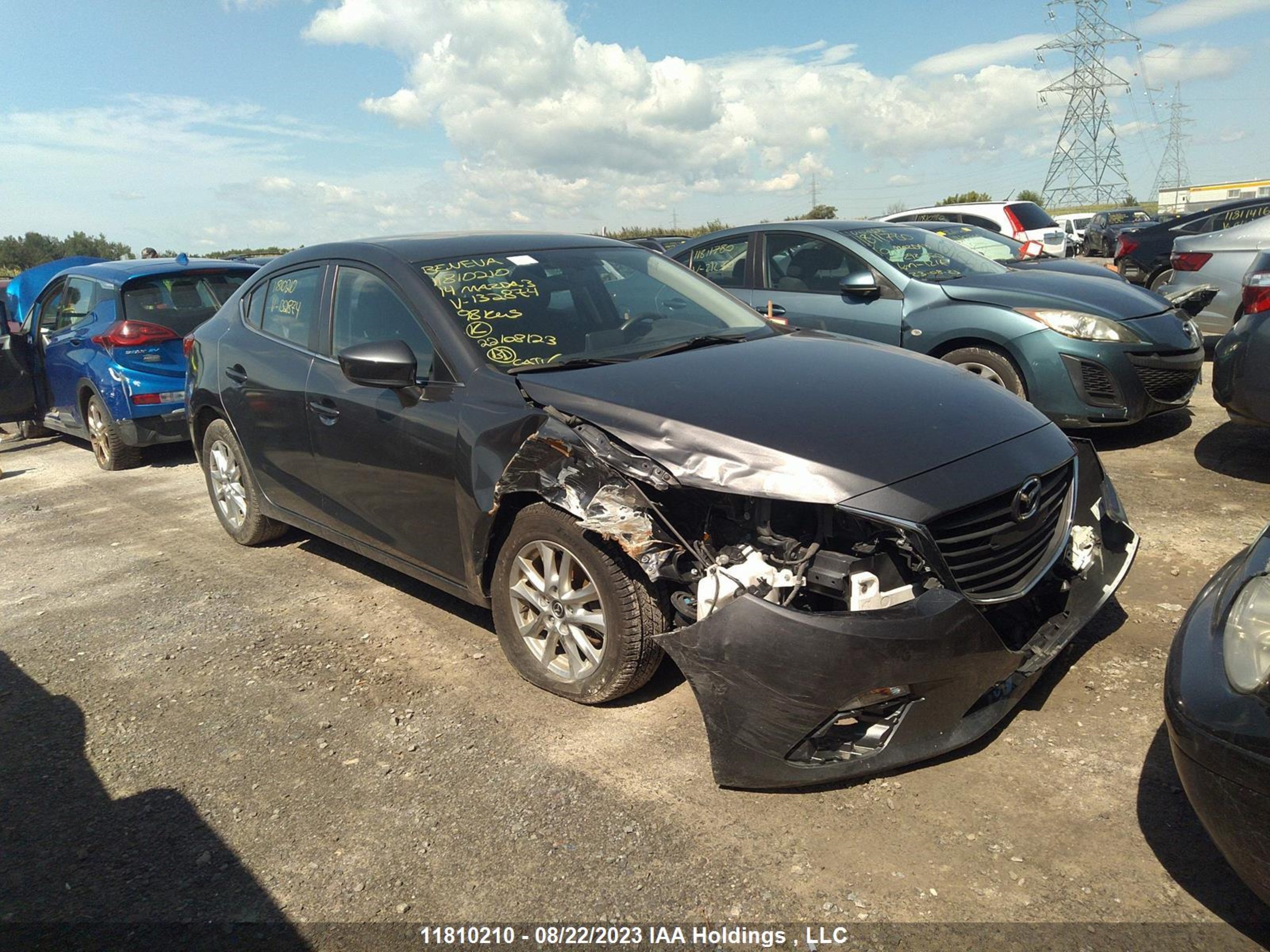 MAZDA 3 2014 jm1bm1v73e1132874