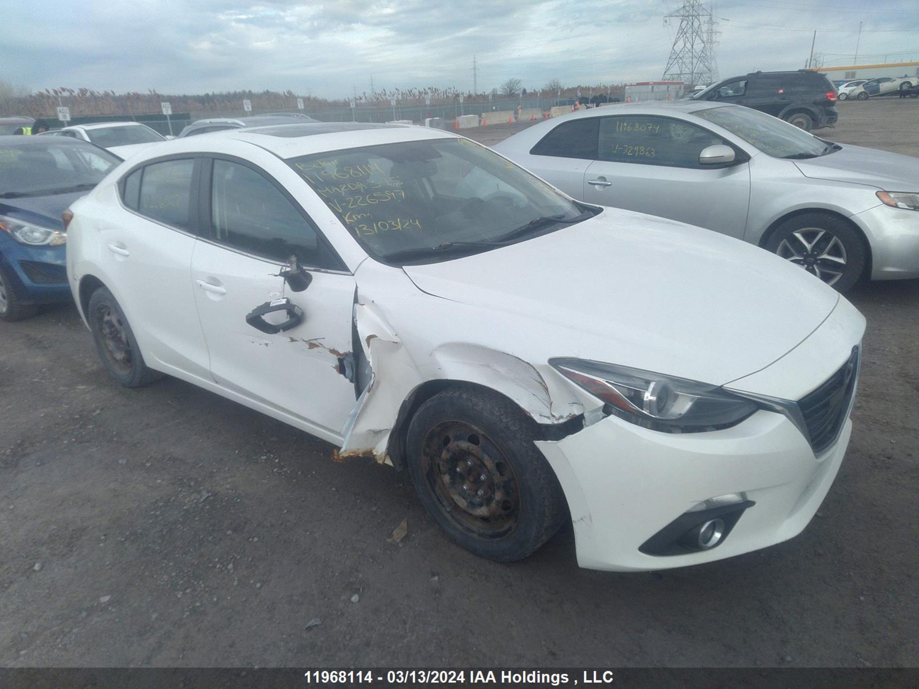 MAZDA 3 2015 jm1bm1w36f1226597