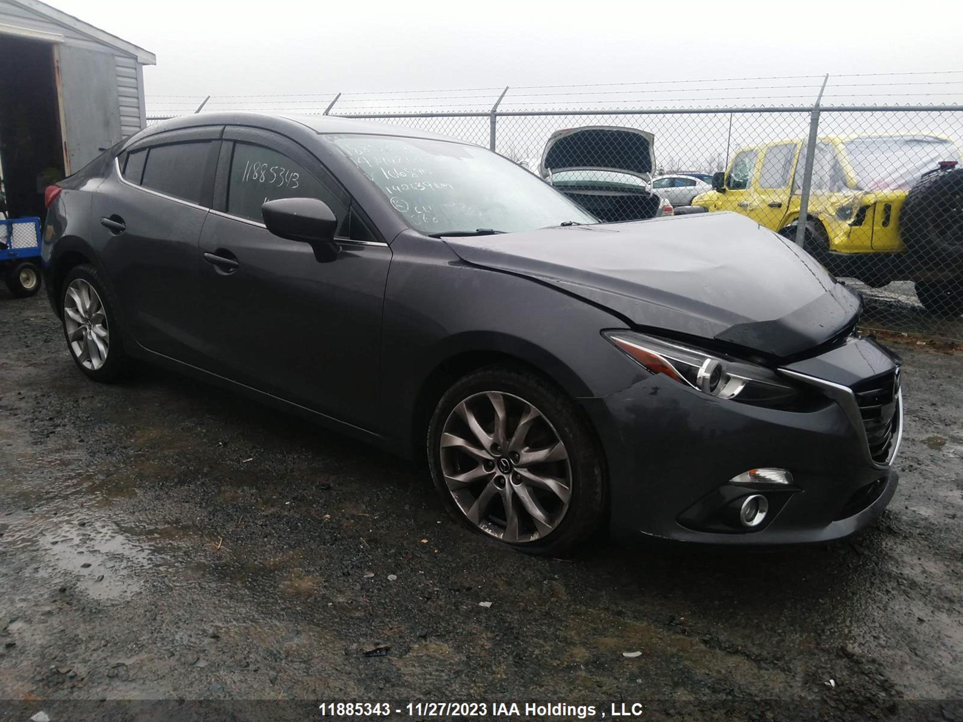 MAZDA 3 2014 jm1bm1w3xe1106896