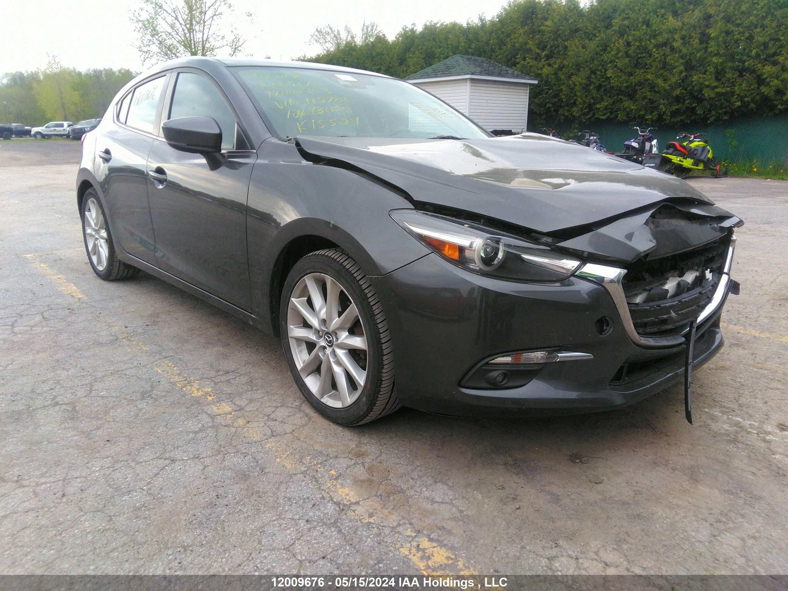 MAZDA 3 2017 jm1bn1m39h1115786