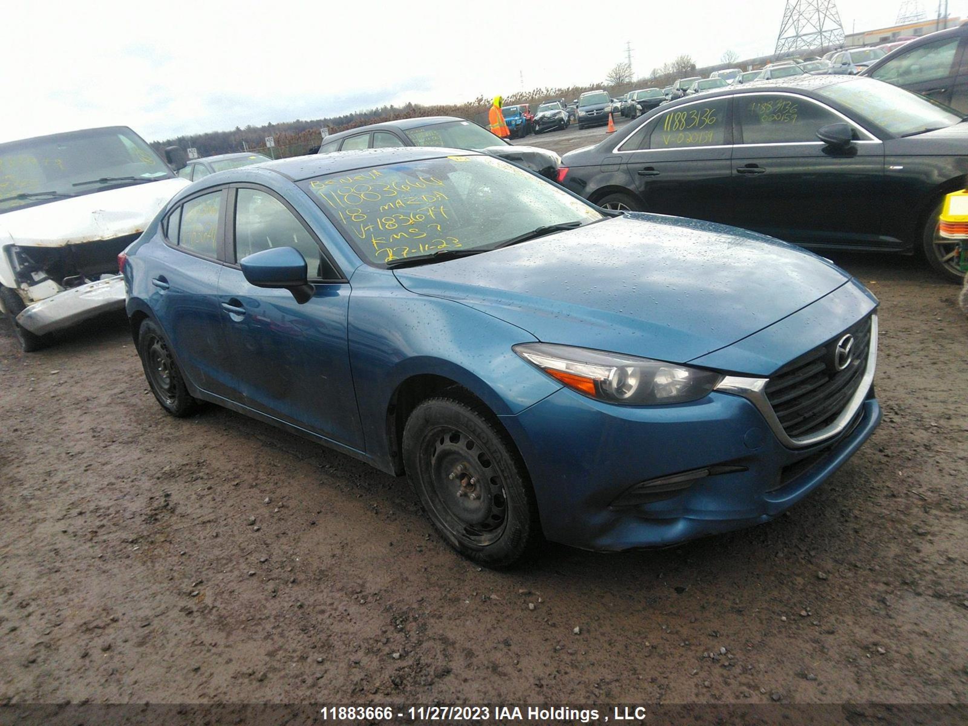 MAZDA 3 2018 jm1bn1u77j1183674