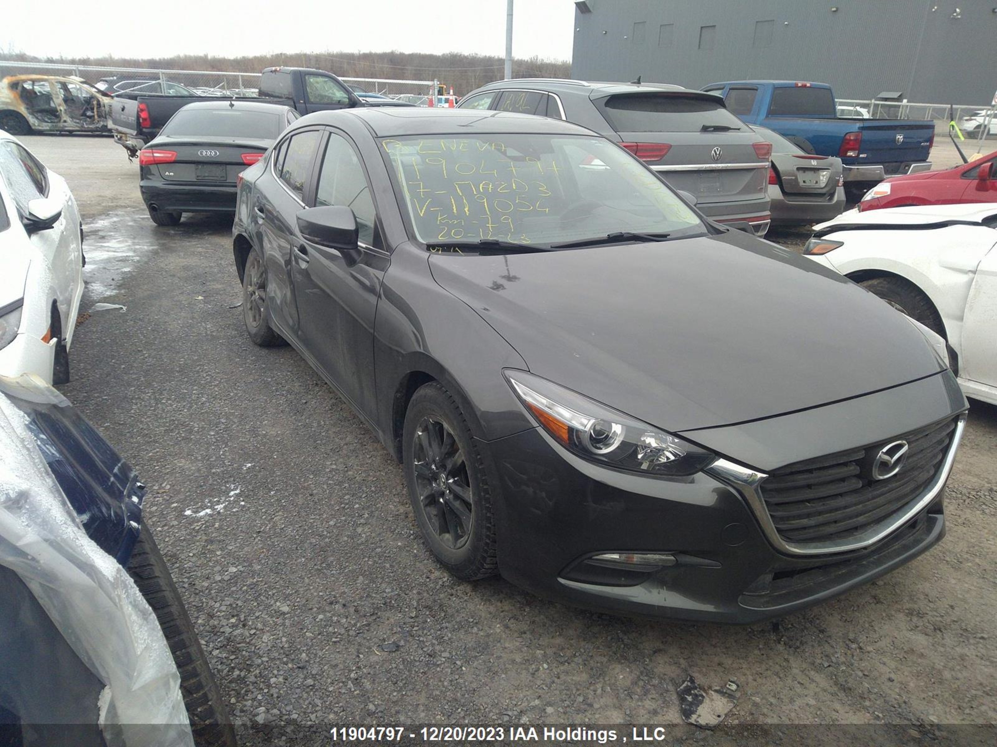 MAZDA 3 2017 jm1bn1v78h1119054