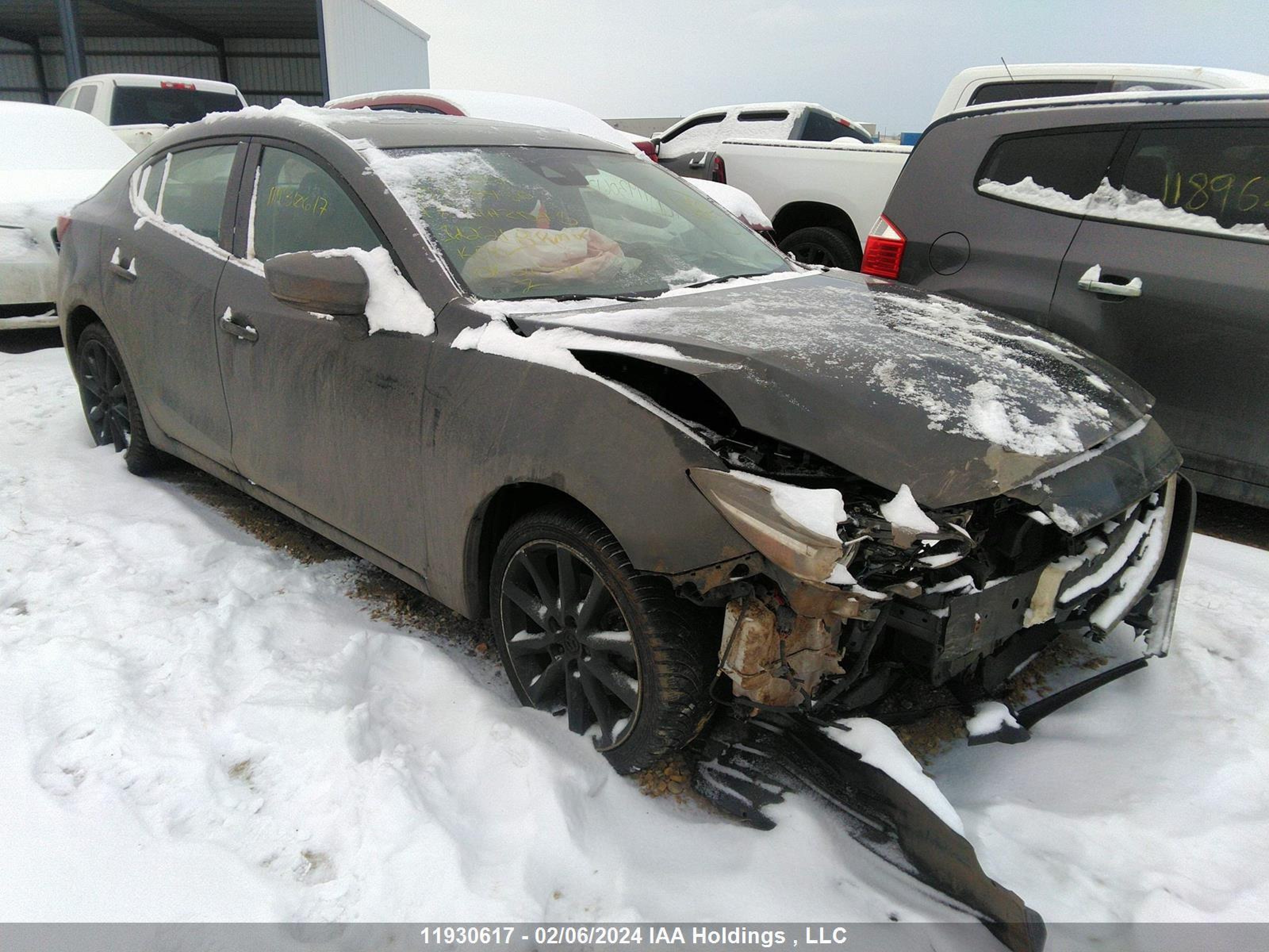 MAZDA 3 2017 jm1bn1w36h1150430