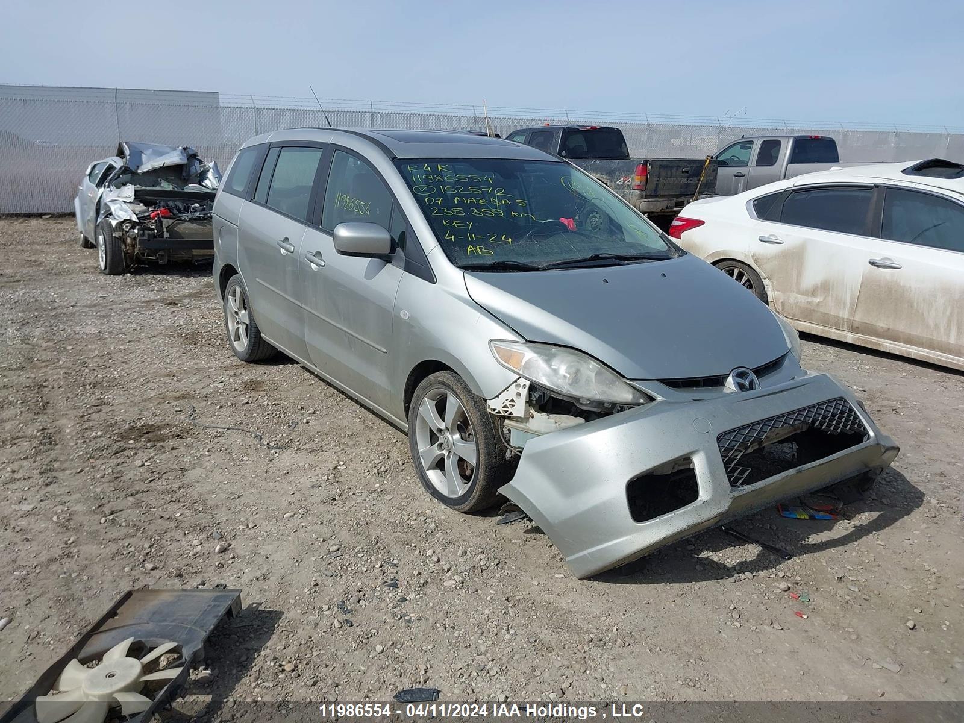 MAZDA 5 2007 jm1cr293570152572