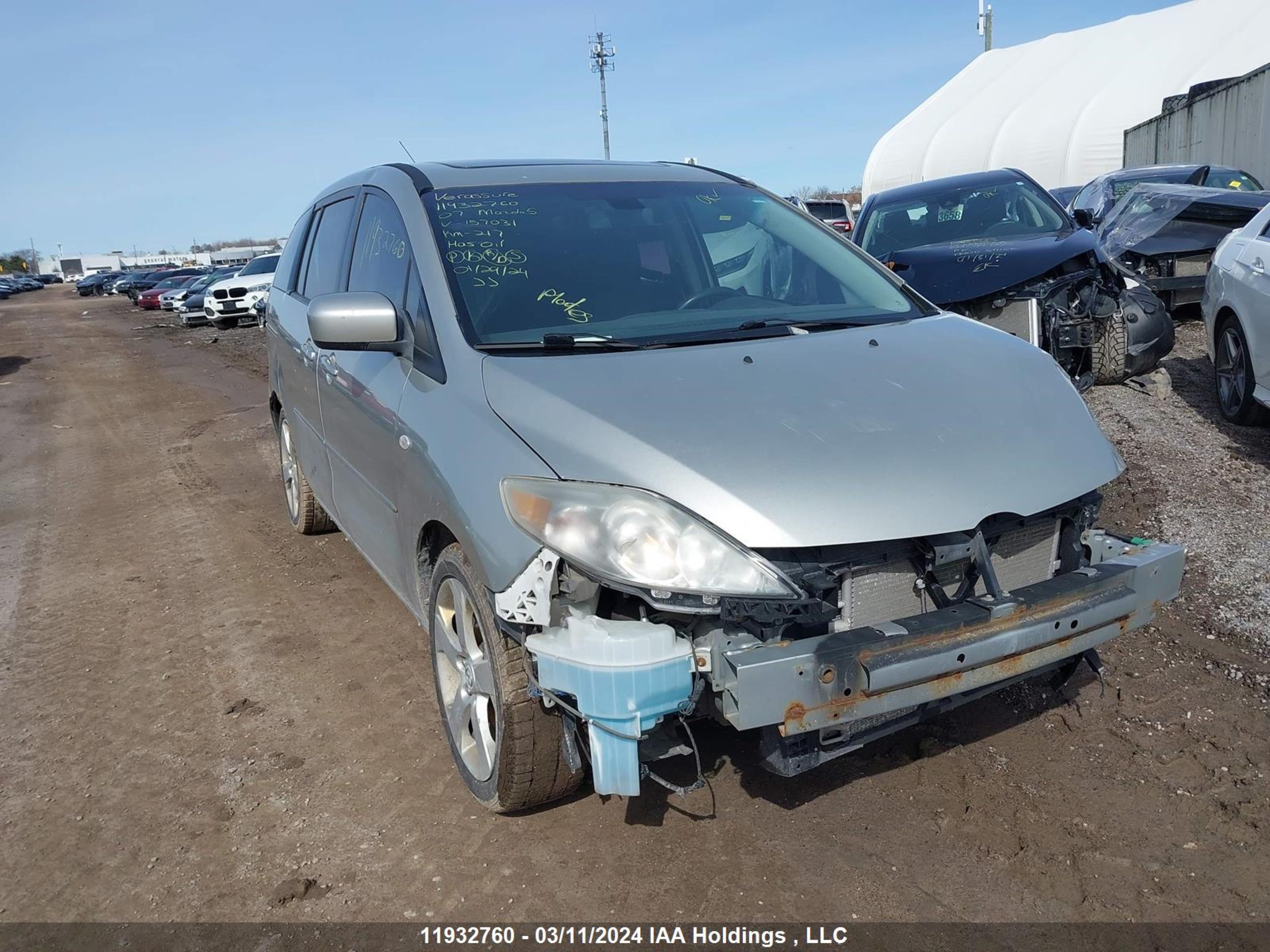 MAZDA 5 2007 jm1cr293770157031