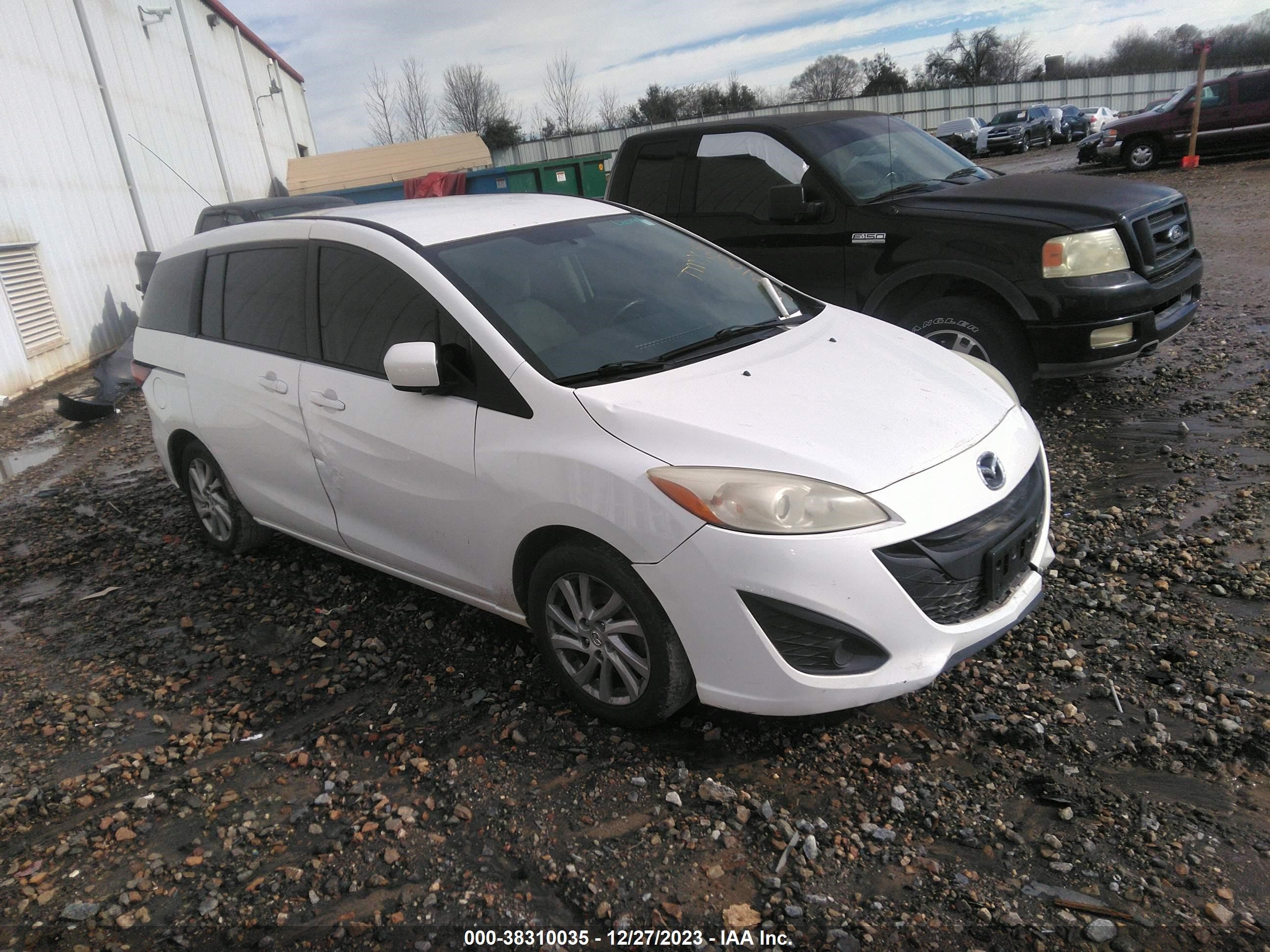 MAZDA 5 2012 jm1cw2bl0c0110274