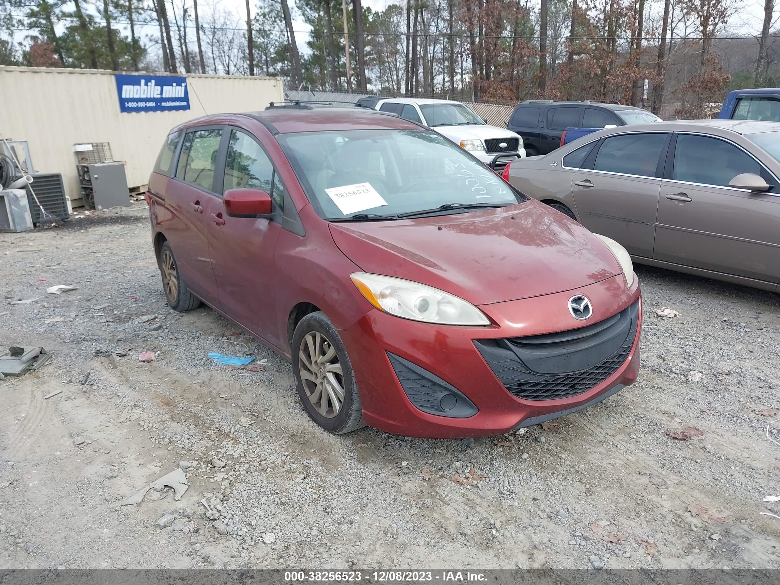 MAZDA 5 2012 jm1cw2bl4c0100637