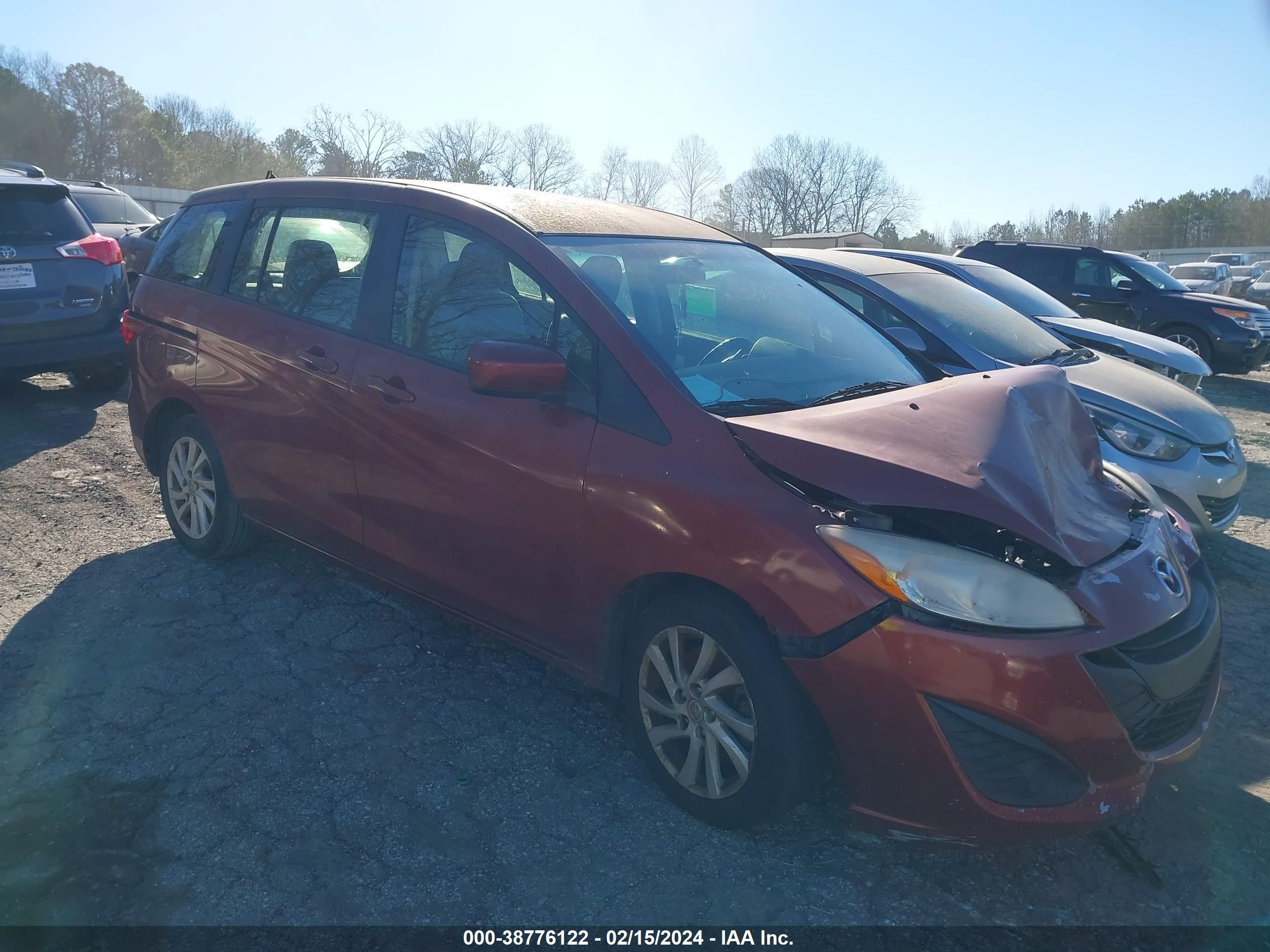 MAZDA 5 2012 jm1cw2blxc0132430