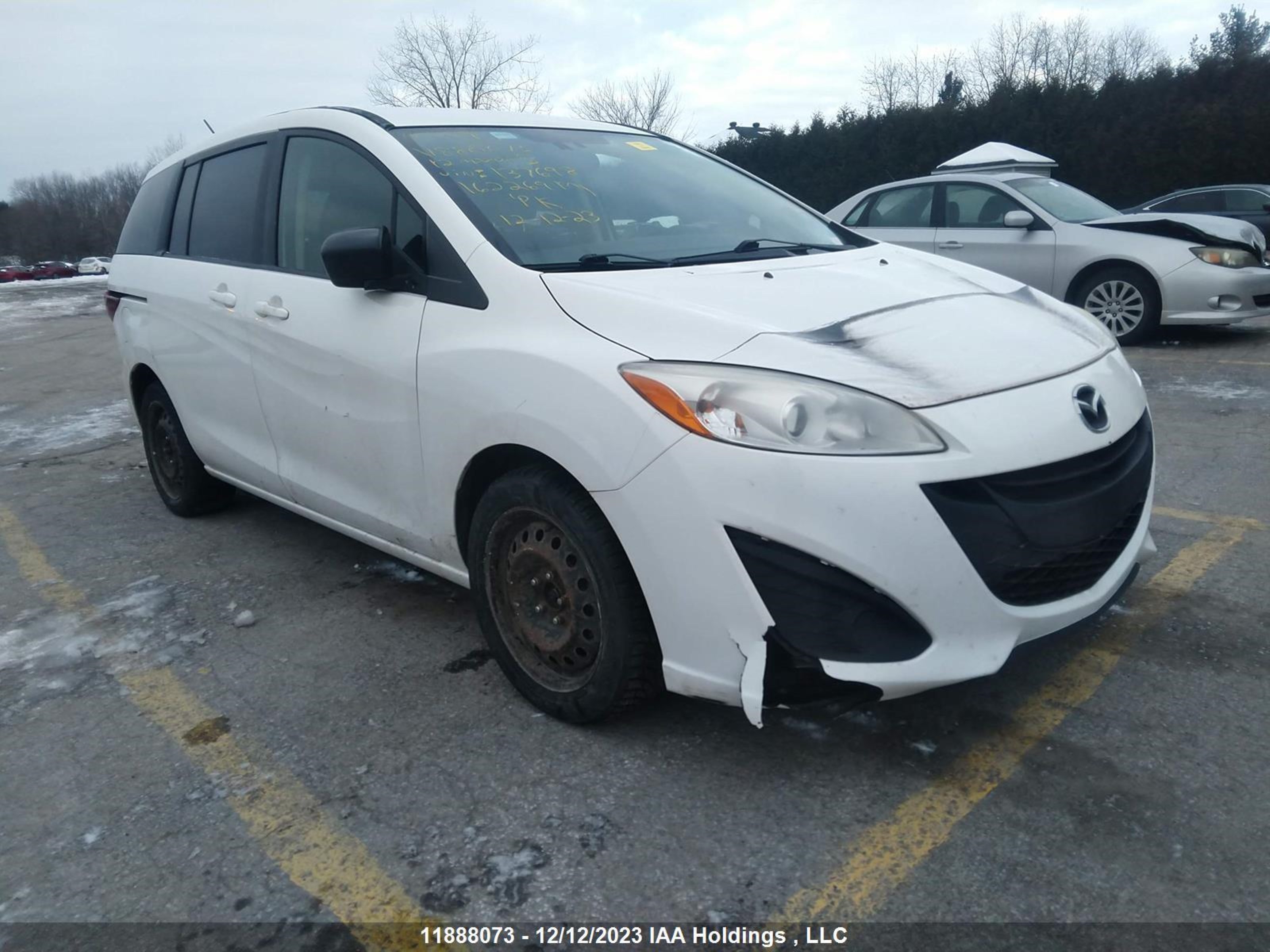 MAZDA 5 2012 jm1cw2cl2c0137698