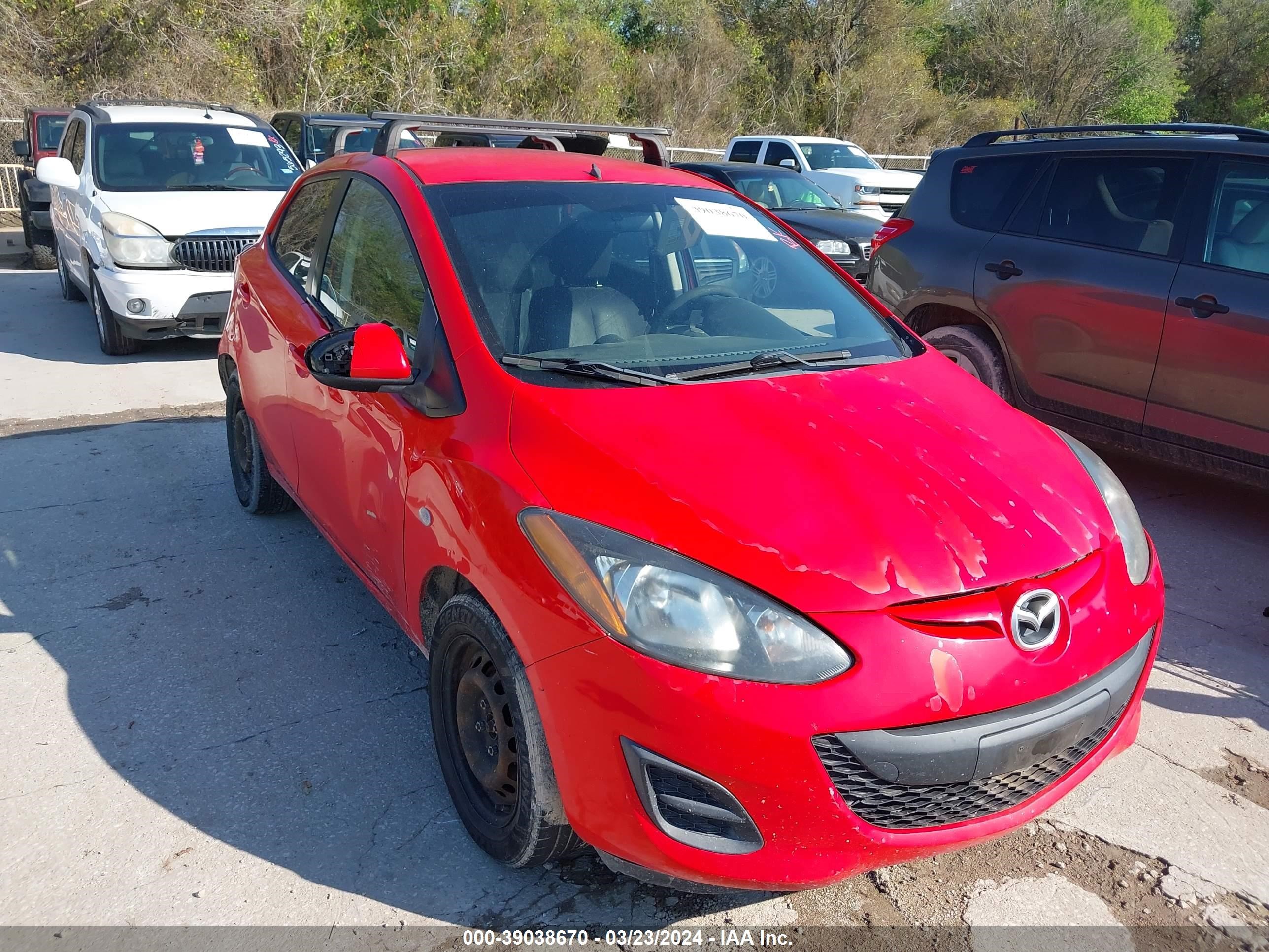 MAZDA 2 2011 jm1de1hy5b0104246