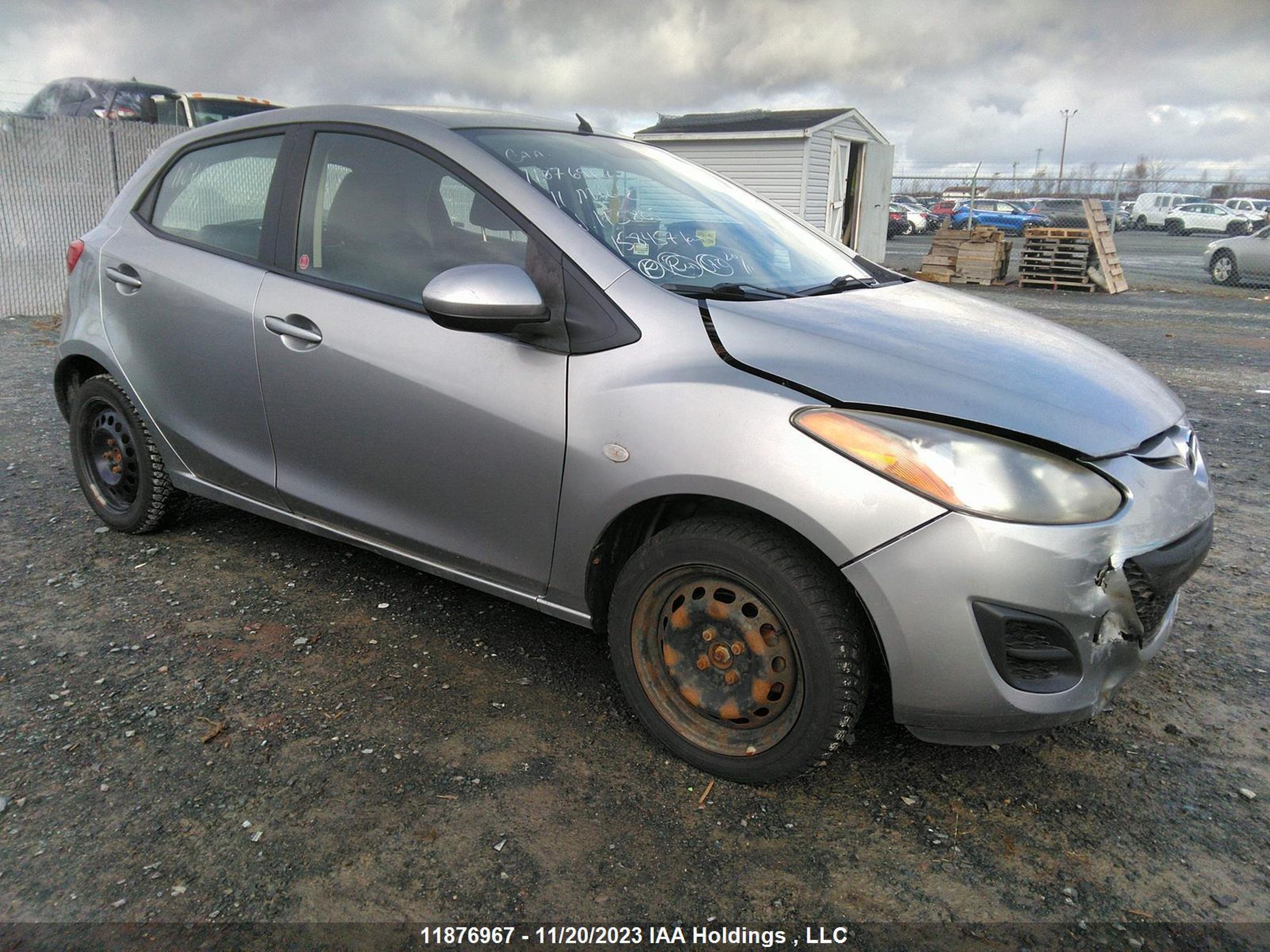 MAZDA 2 2011 jm1de1hy5b0113805