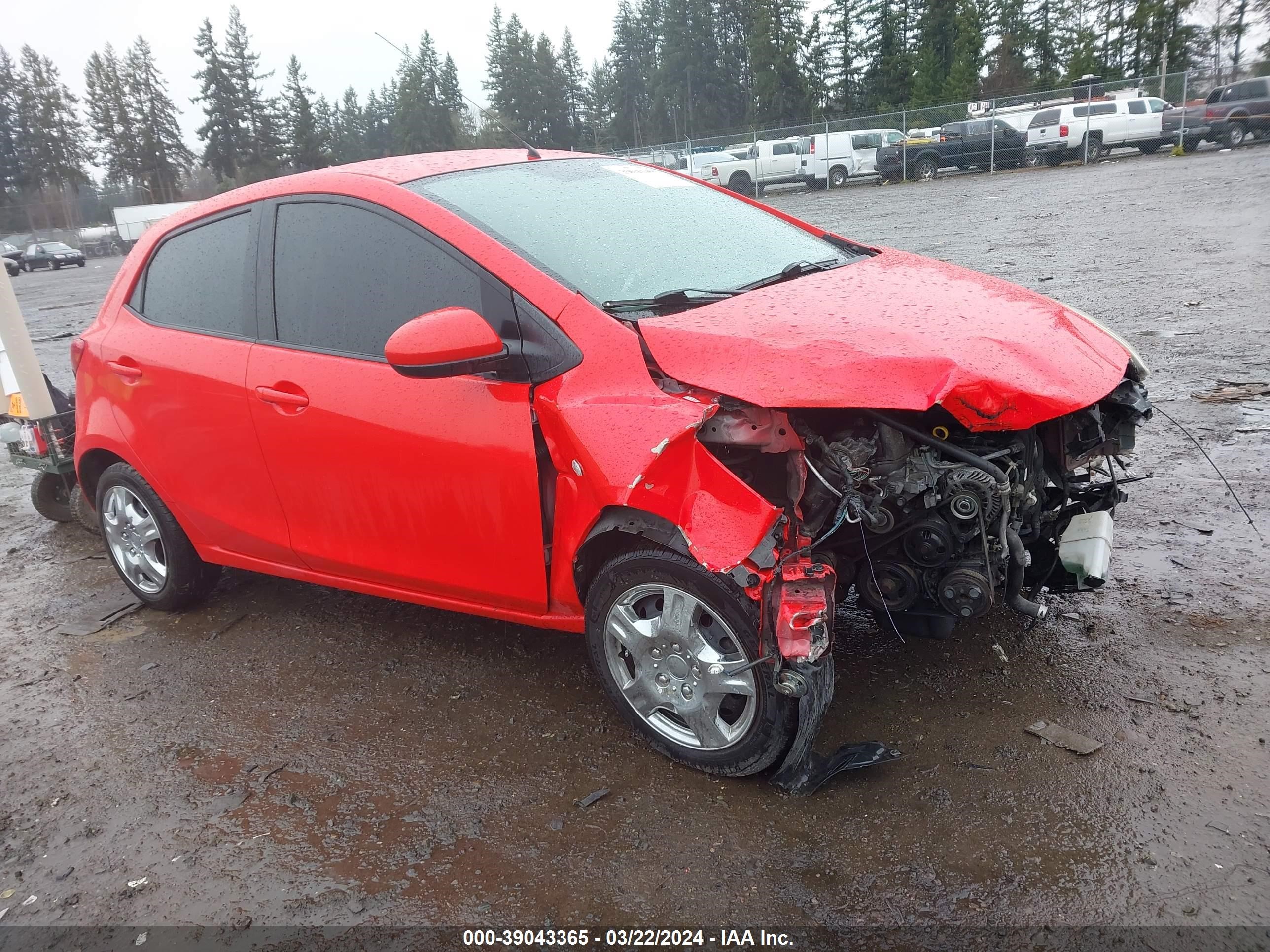 MAZDA 2 2011 jm1de1hz6b0117077