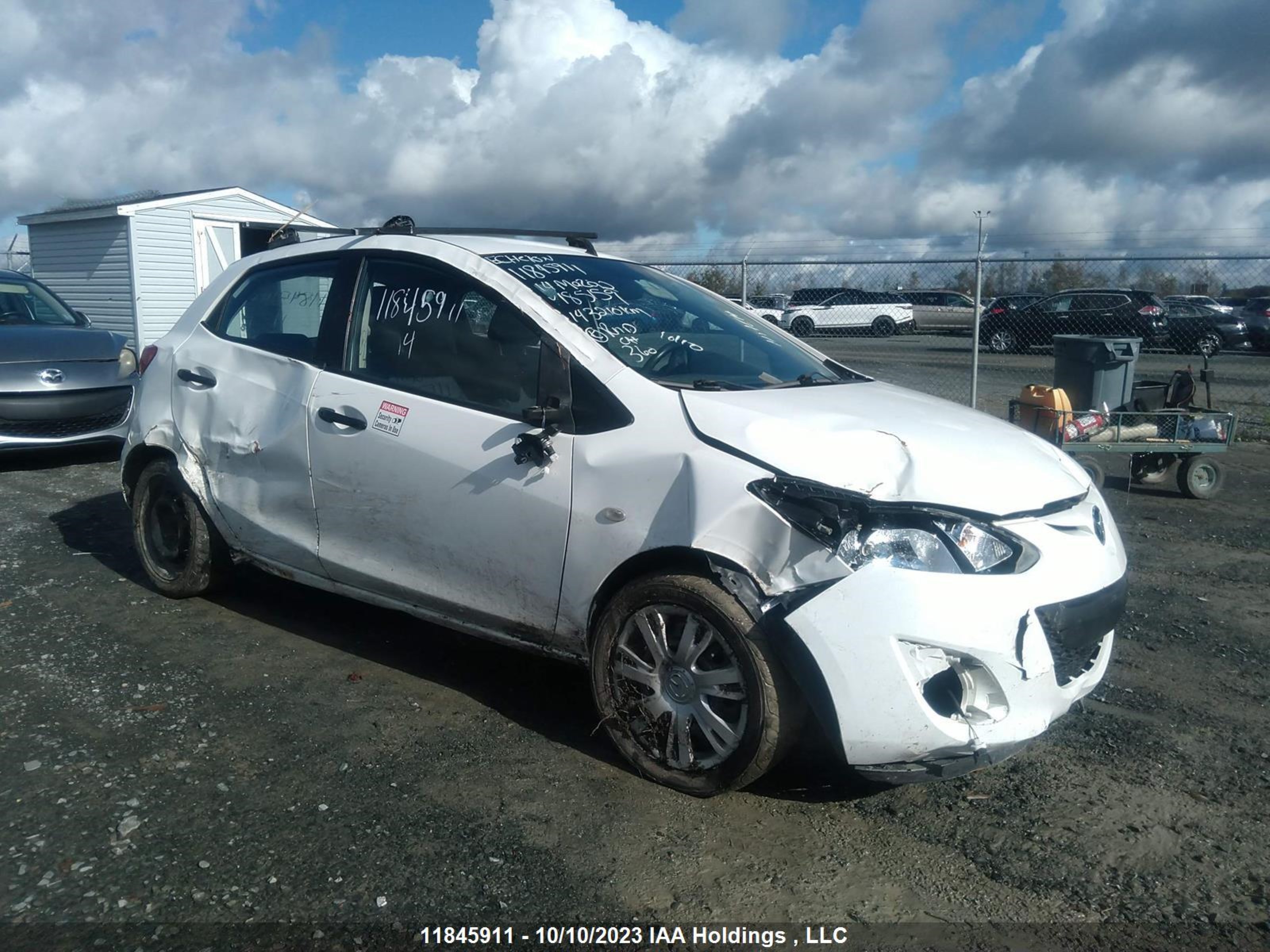 MAZDA 2 2014 jm1de1ky1e0185159