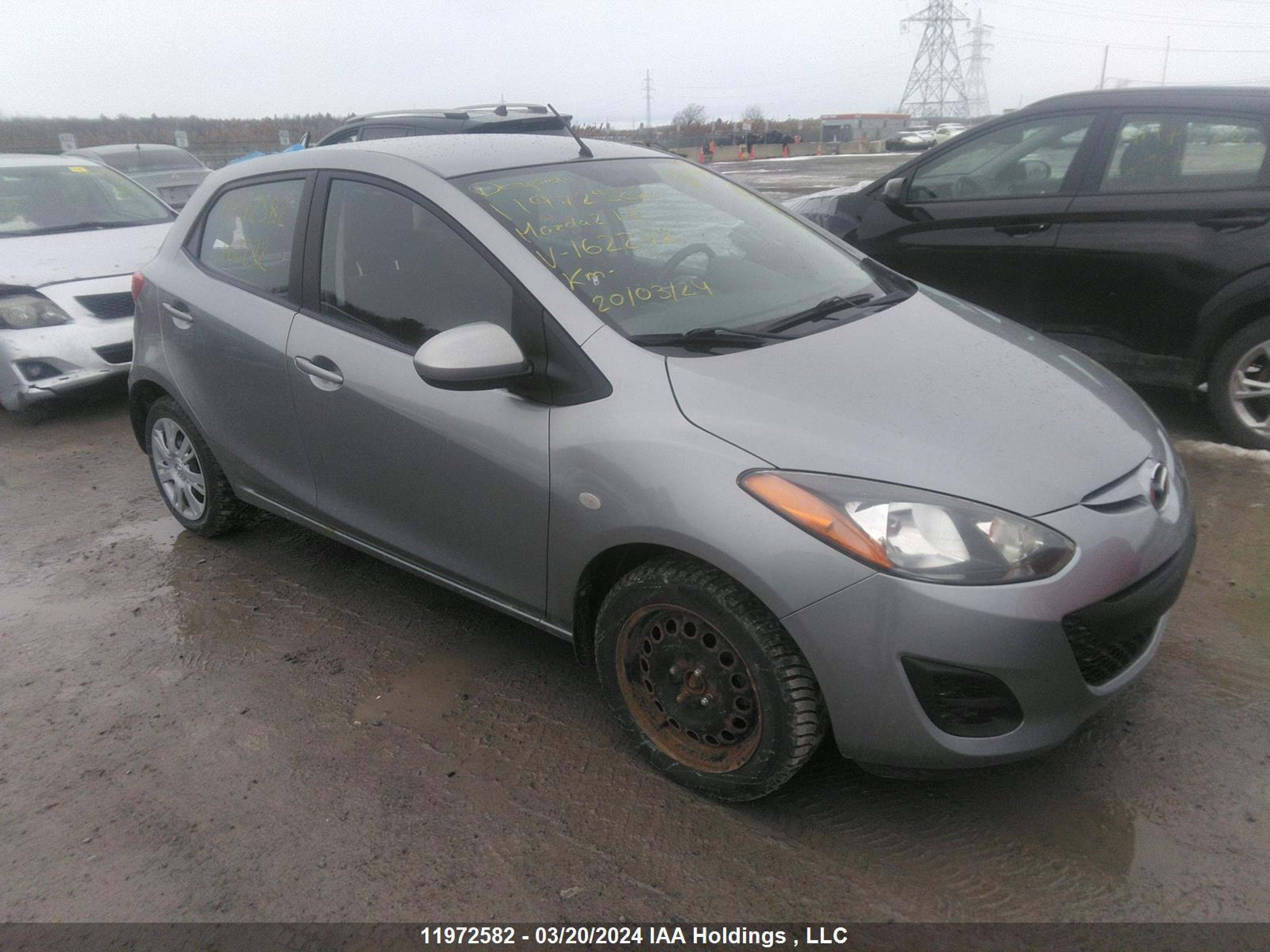 MAZDA 2 2013 jm1de1ky5d0162272