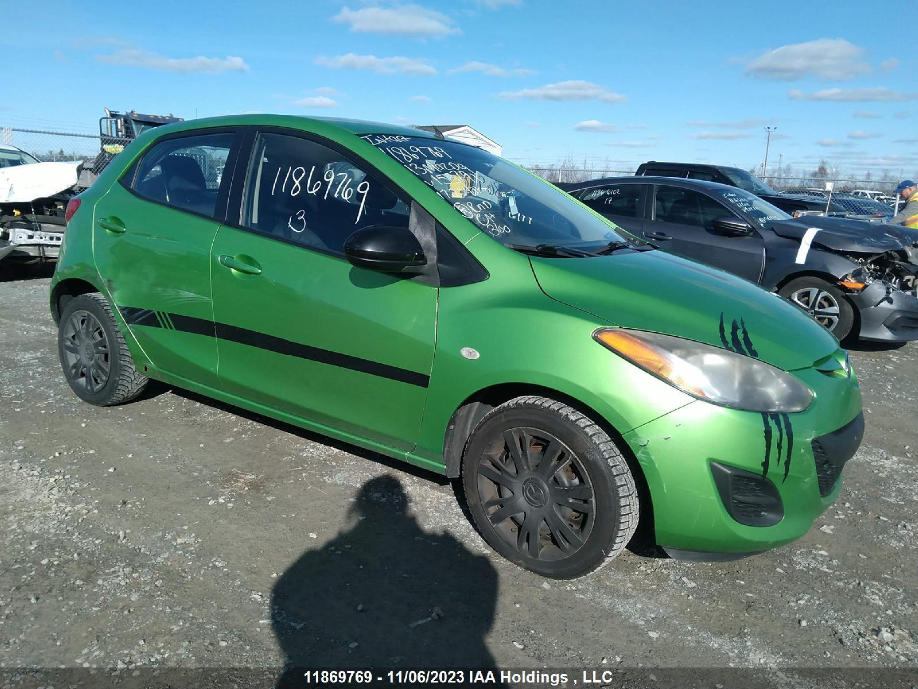 MAZDA 2 2013 jm1de1ky6d0153791