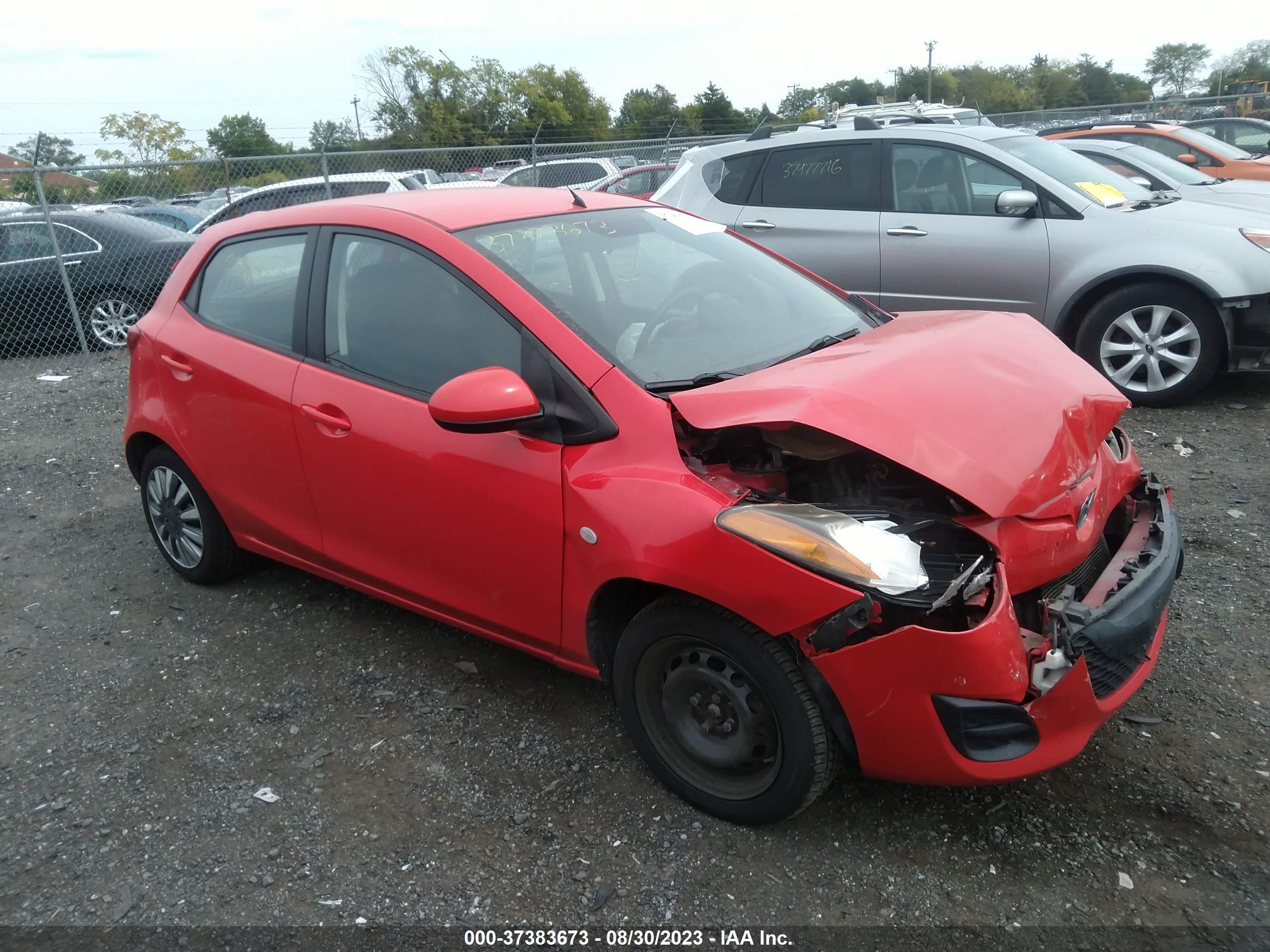 MAZDA 2 2012 jm1de1ky7c0136092