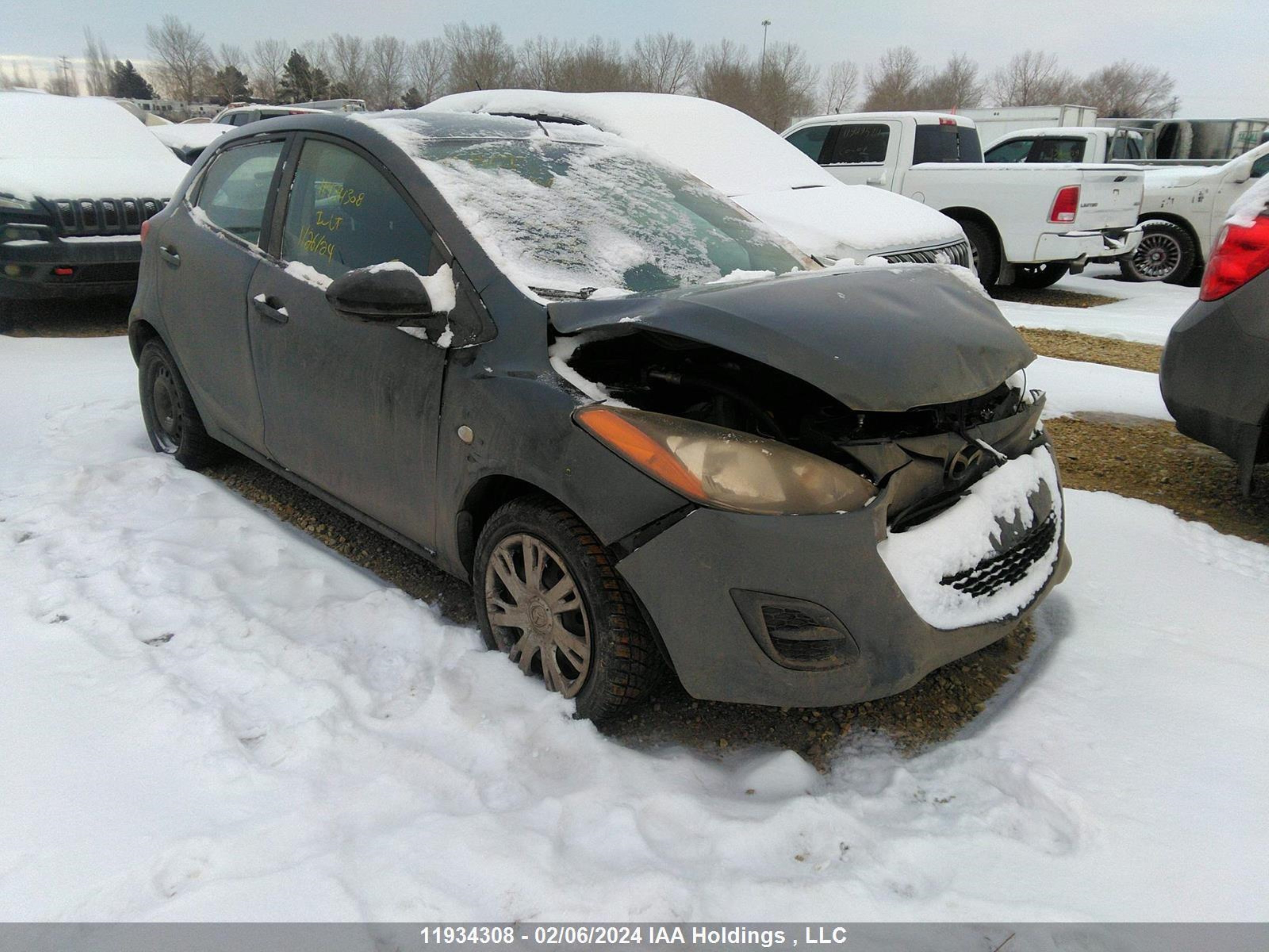 MAZDA 2 2012 jm1de1ky9c0146025