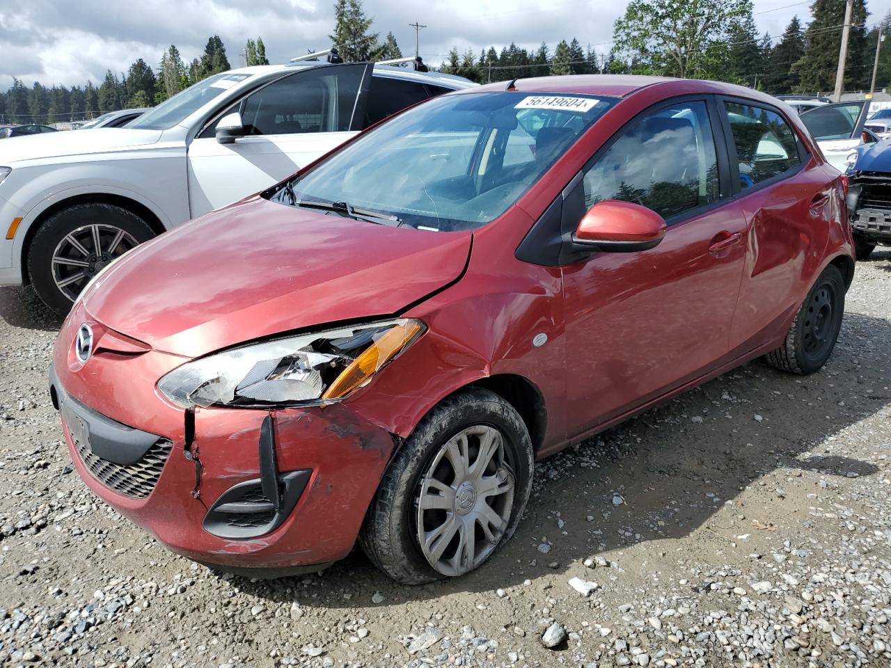 MAZDA 2 2014 jm1de1kz9e0175570