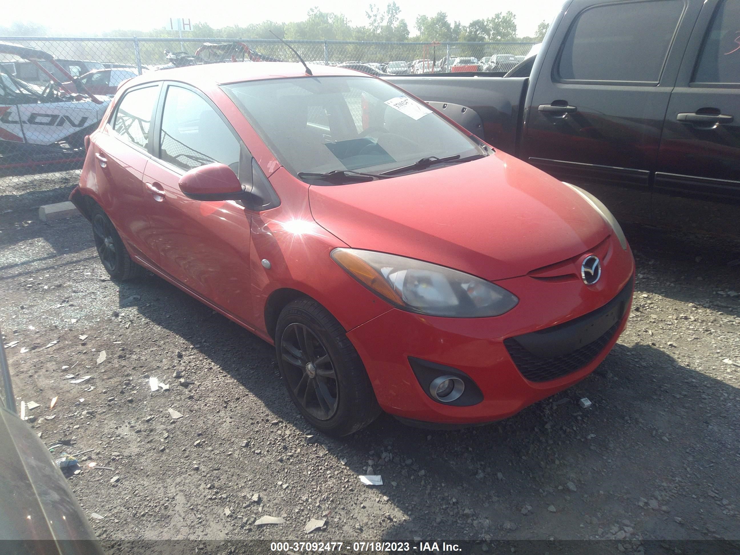 MAZDA 2 2013 jm1de1ly4d0160303