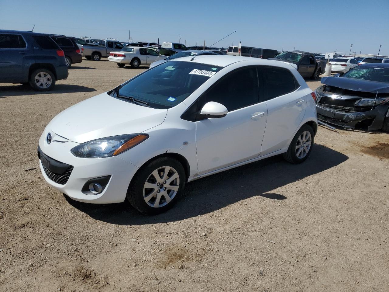 MAZDA 2 2012 jm1de1ly5c0136591