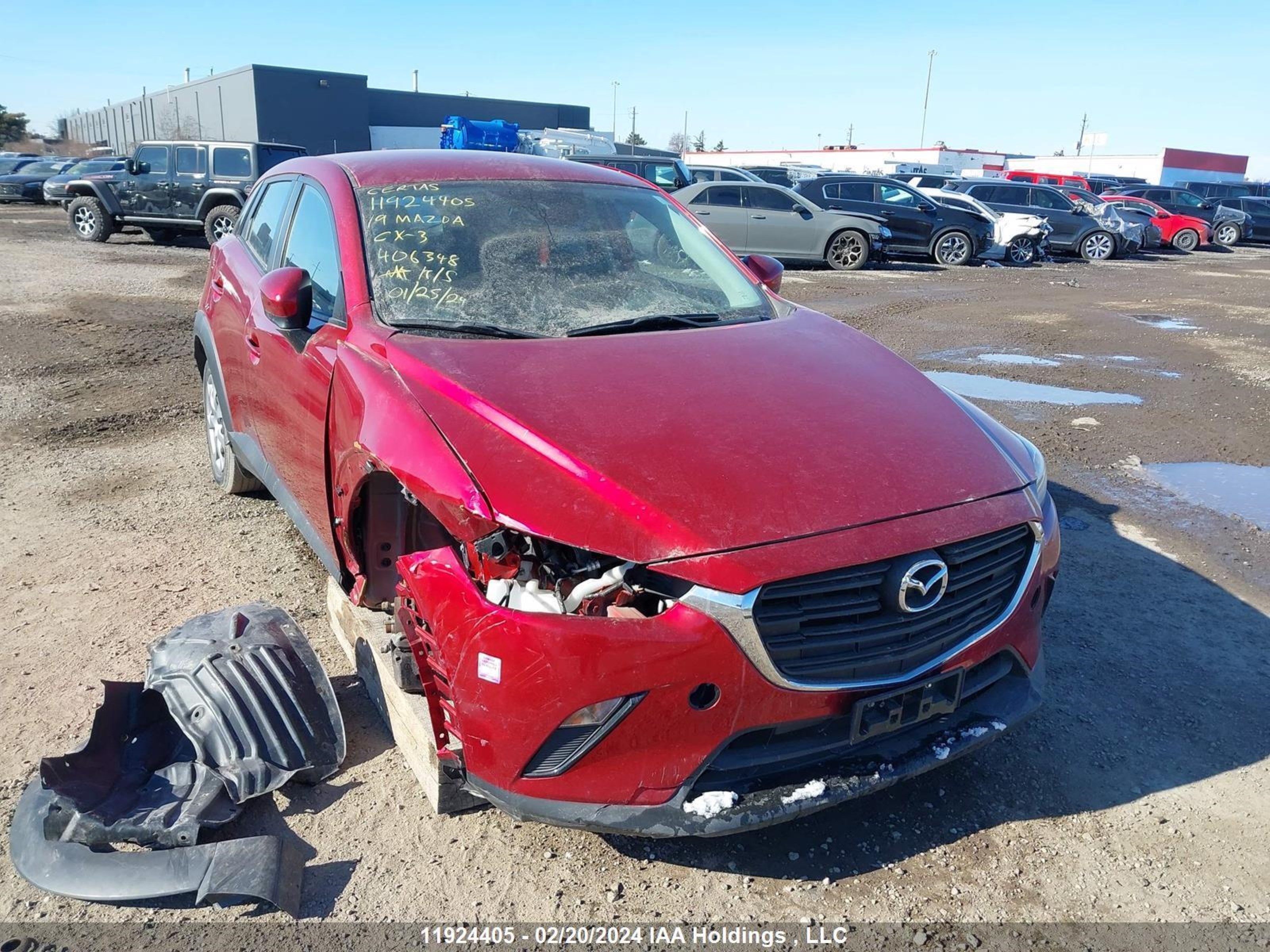 MAZDA CX-3 2019 jm1dkdb75k1406348