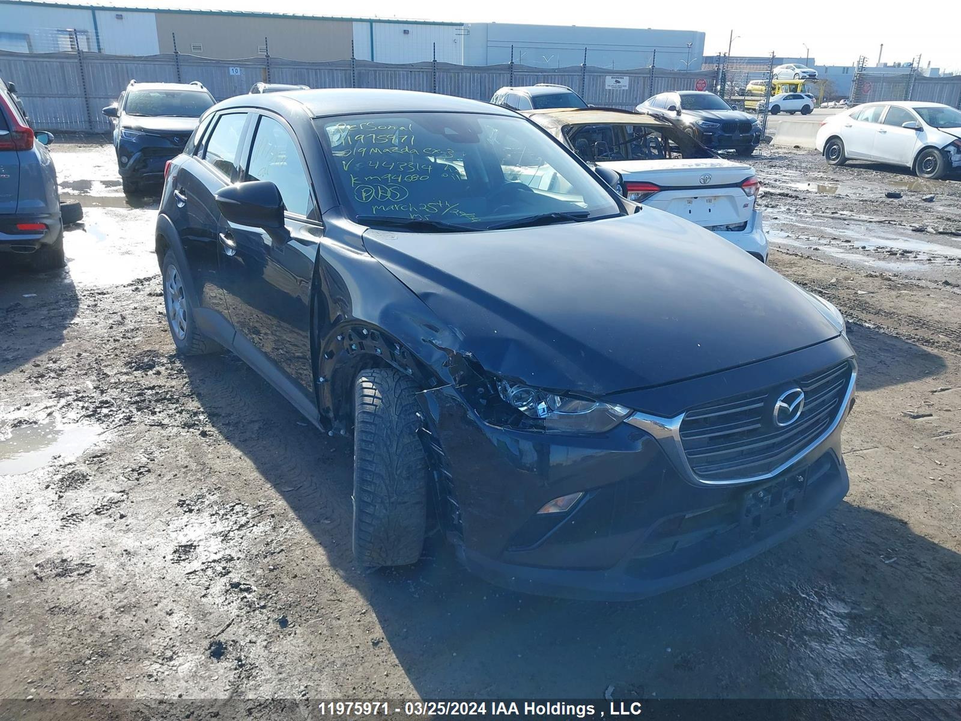 MAZDA CX-3 2019 jm1dkdc72k0443314