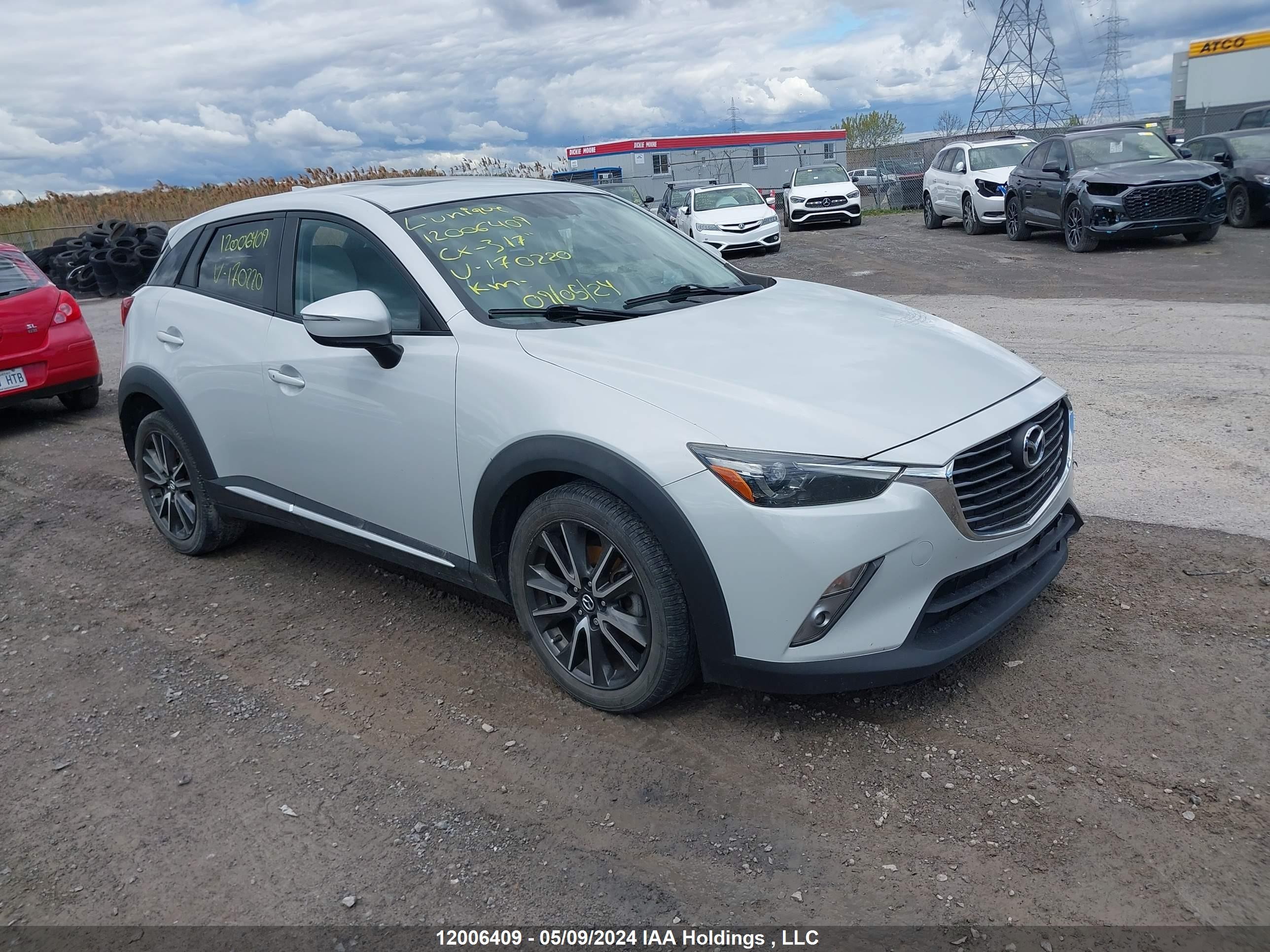 MAZDA CX-3 2017 jm1dkfd74h0170220