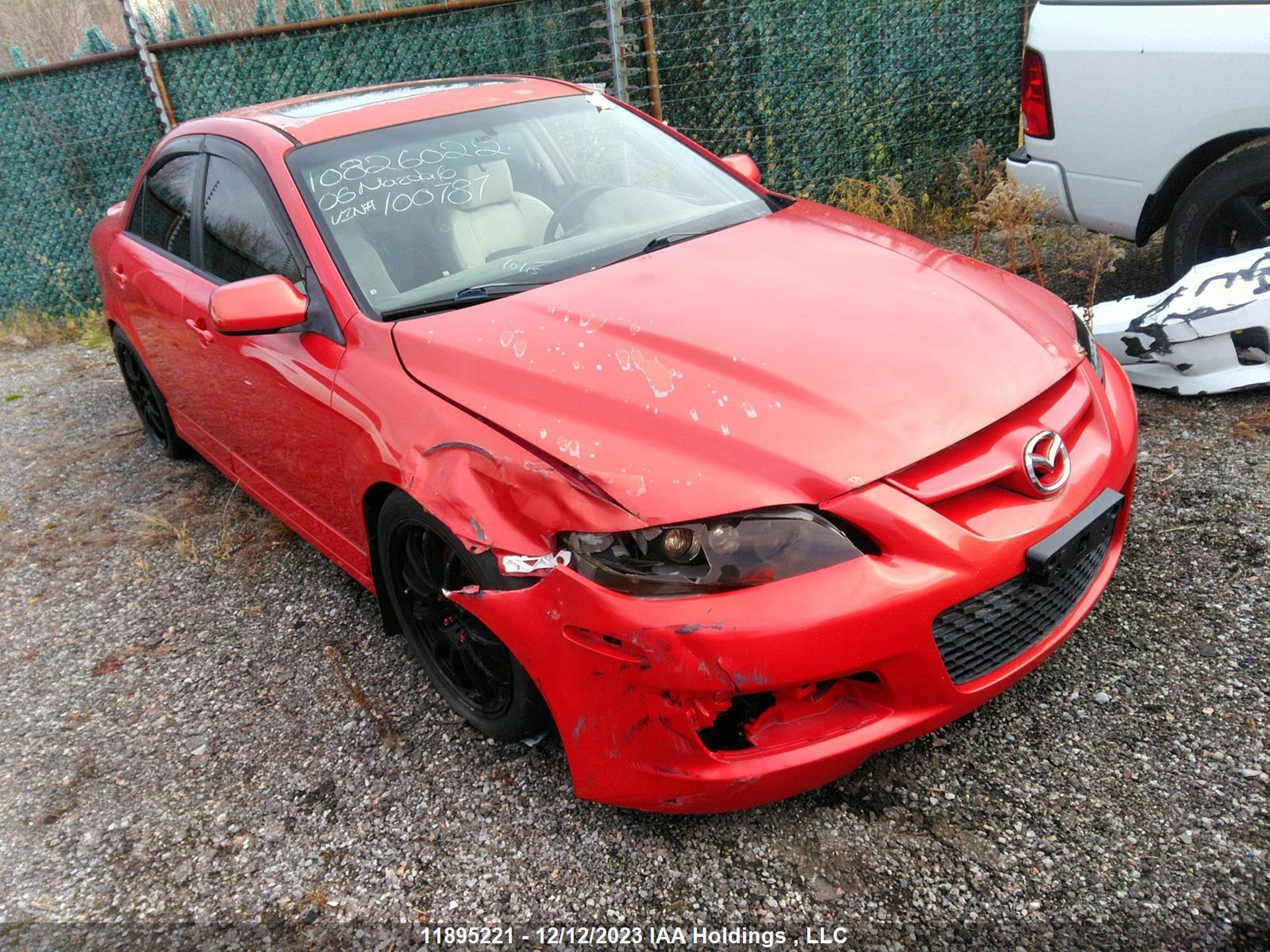 MAZDA 6 2006 jm1gg12l261100787