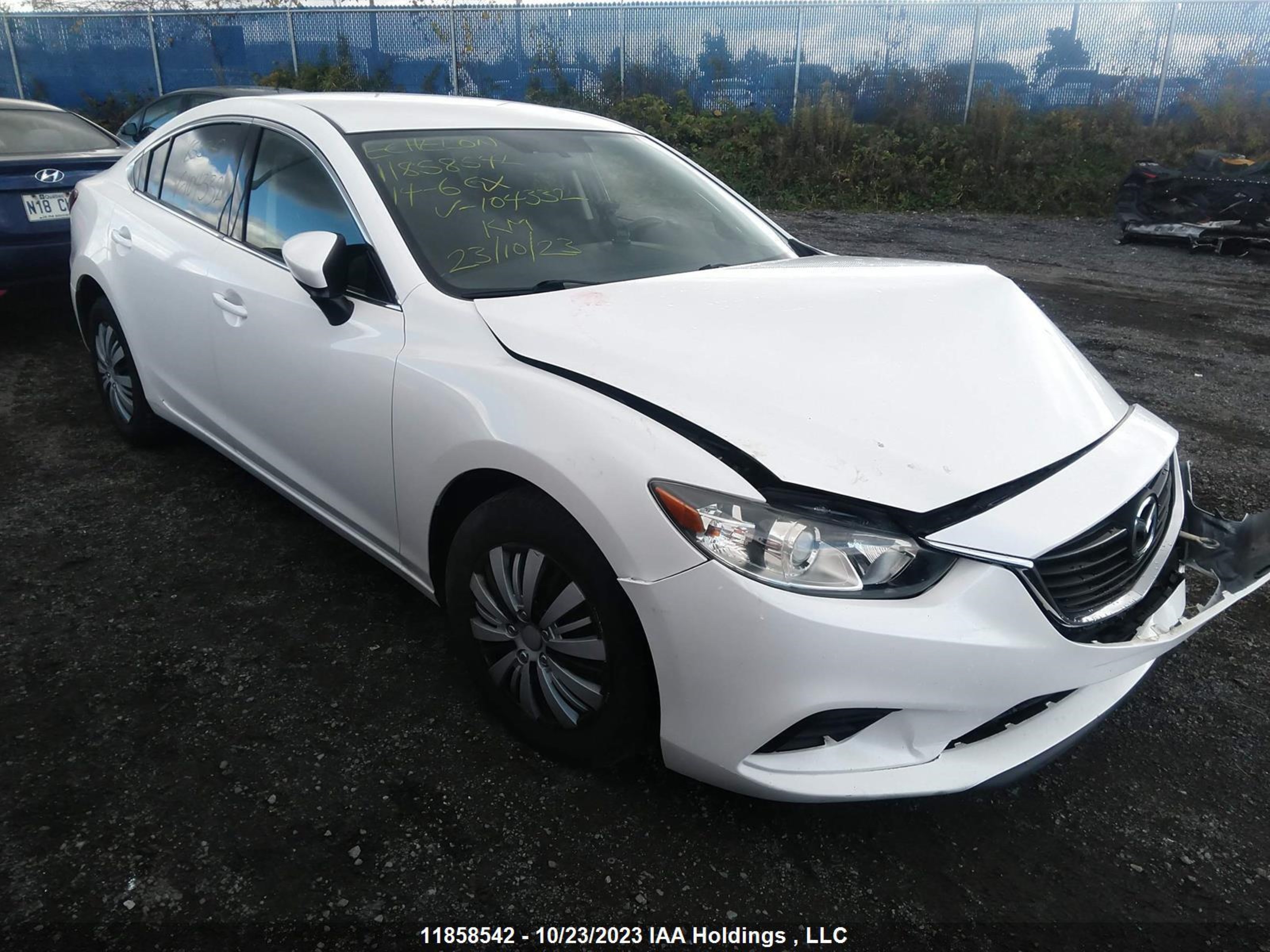 MAZDA 6 2014 jm1gj1u55e1104332