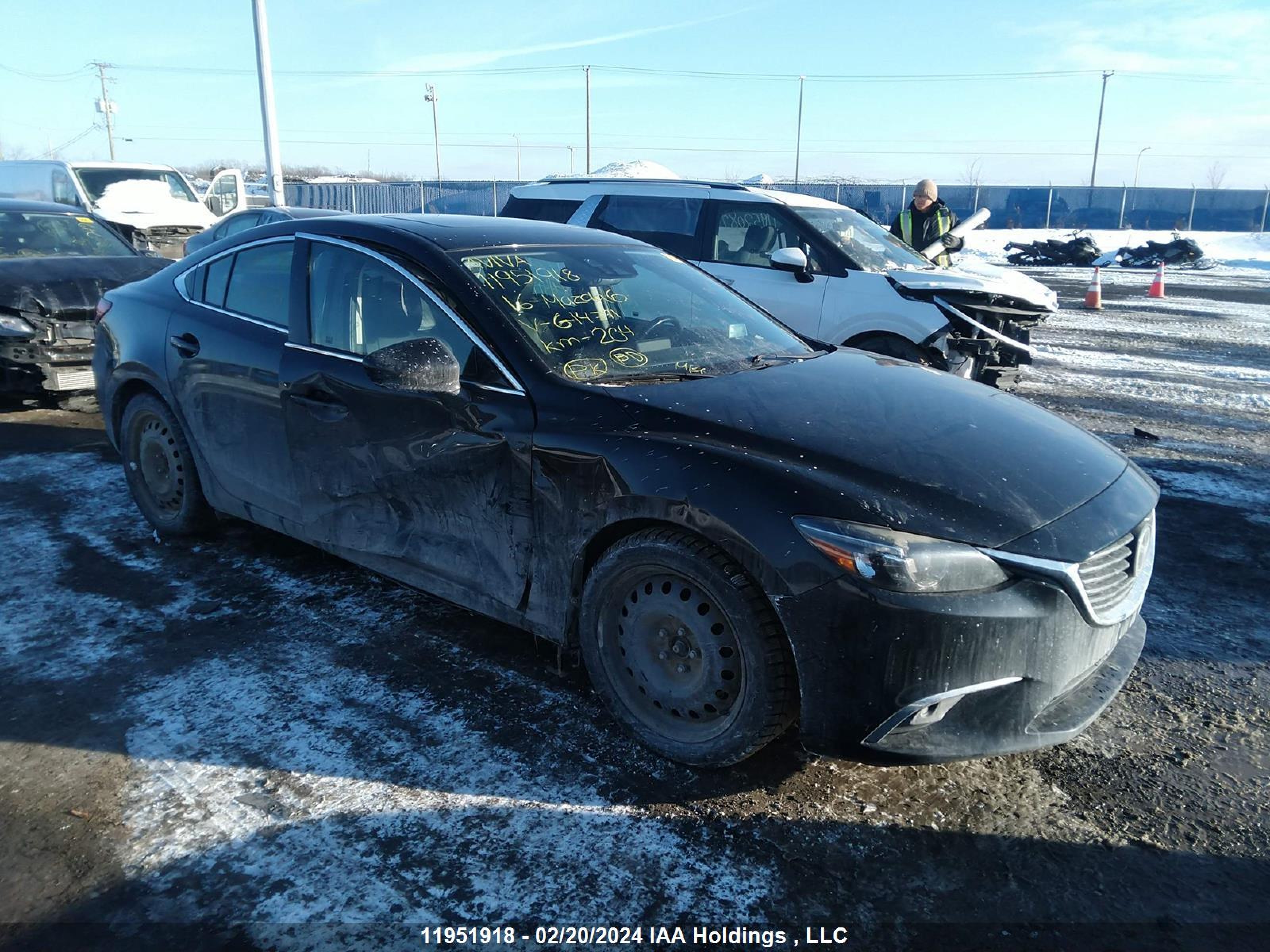 MAZDA 6 2016 jm1gj1w50g1477150