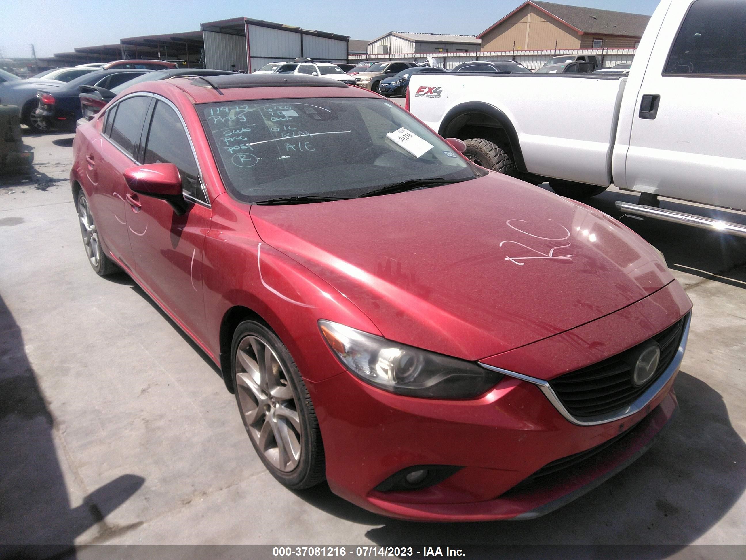 MAZDA 6 2014 jm1gj1w57e1104670