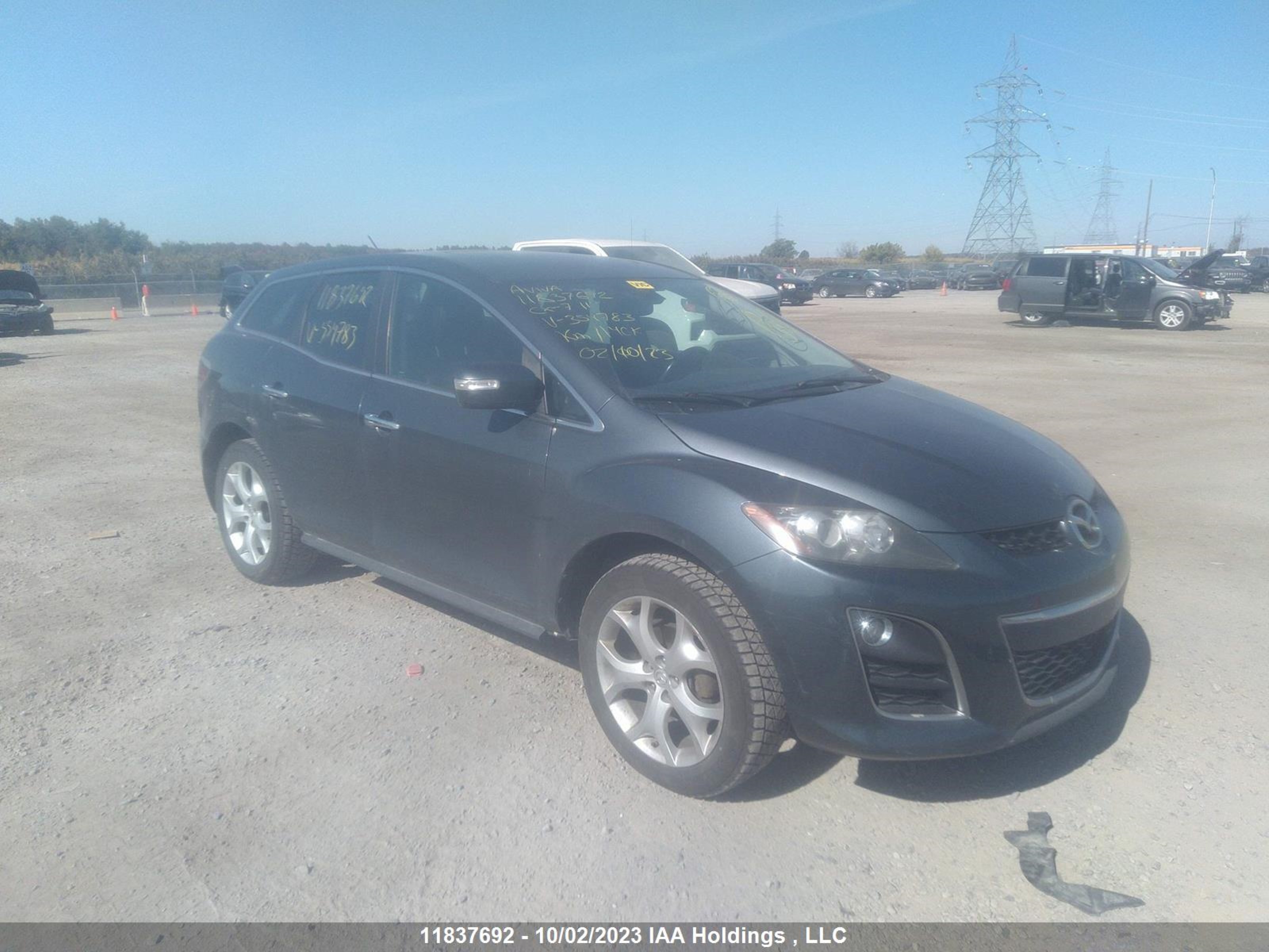 MAZDA CX-7 2011 jm3er4d34b0354783